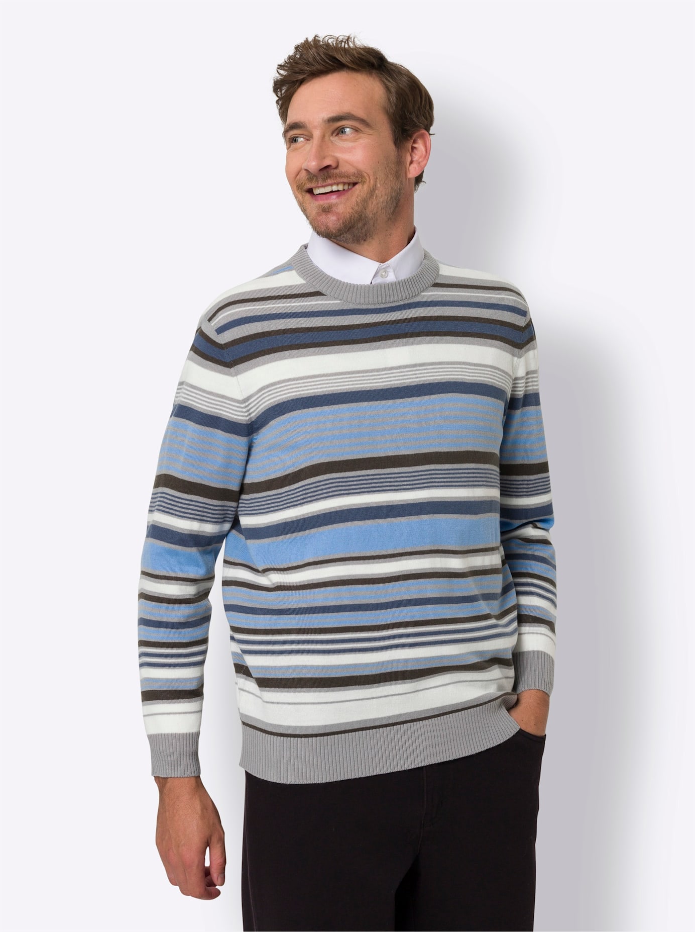 Classic Pull à col rond »Rundhals-Pullover«