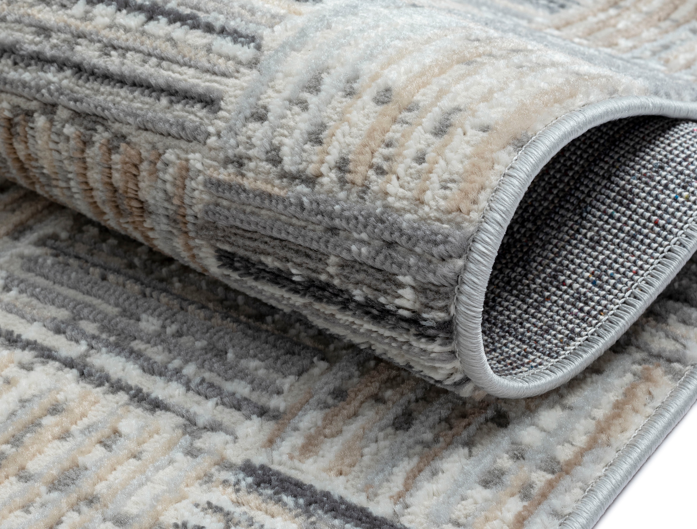 GOODproduct Tapis »Yasmin, LAGERRÄUMUNG!« Rectangulaire 8 mm Höhe Kurzflor, modernes Design, mit Bordüre, pflegeleicht, Wohnzimmer