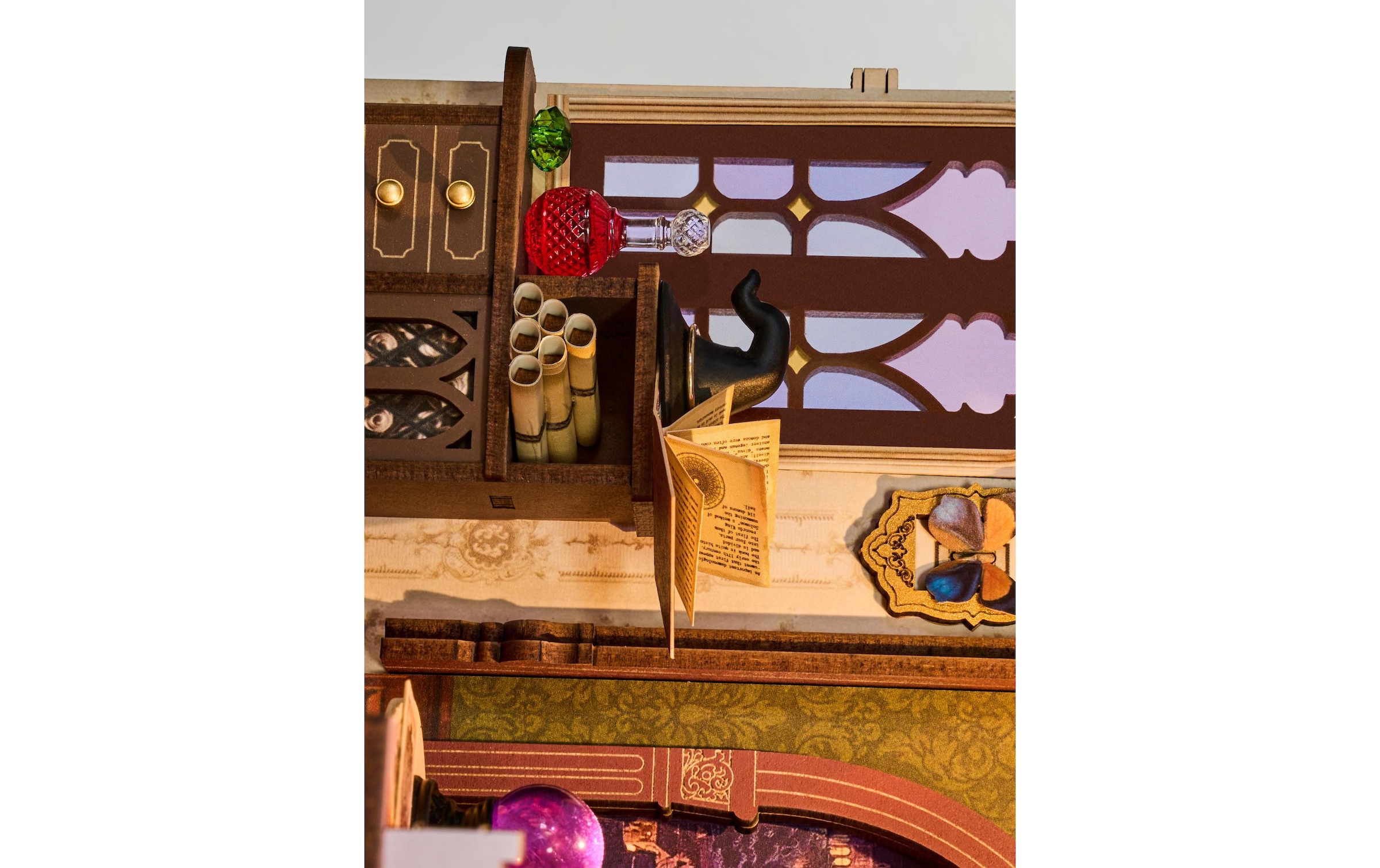   Modellbausatz »Rolife Magic Fantasy Corner Holzbausatz Diorama« 185 Stk. tlg.