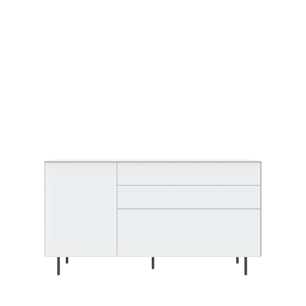 LeGer Home by Lena Gercke Sideboard »Essentials, Kommode, Anrichte, Kombikommode, Schrank mit Metallfüssen« Breite: 166 cm, UV lackiert, Push-to-open-Funktion