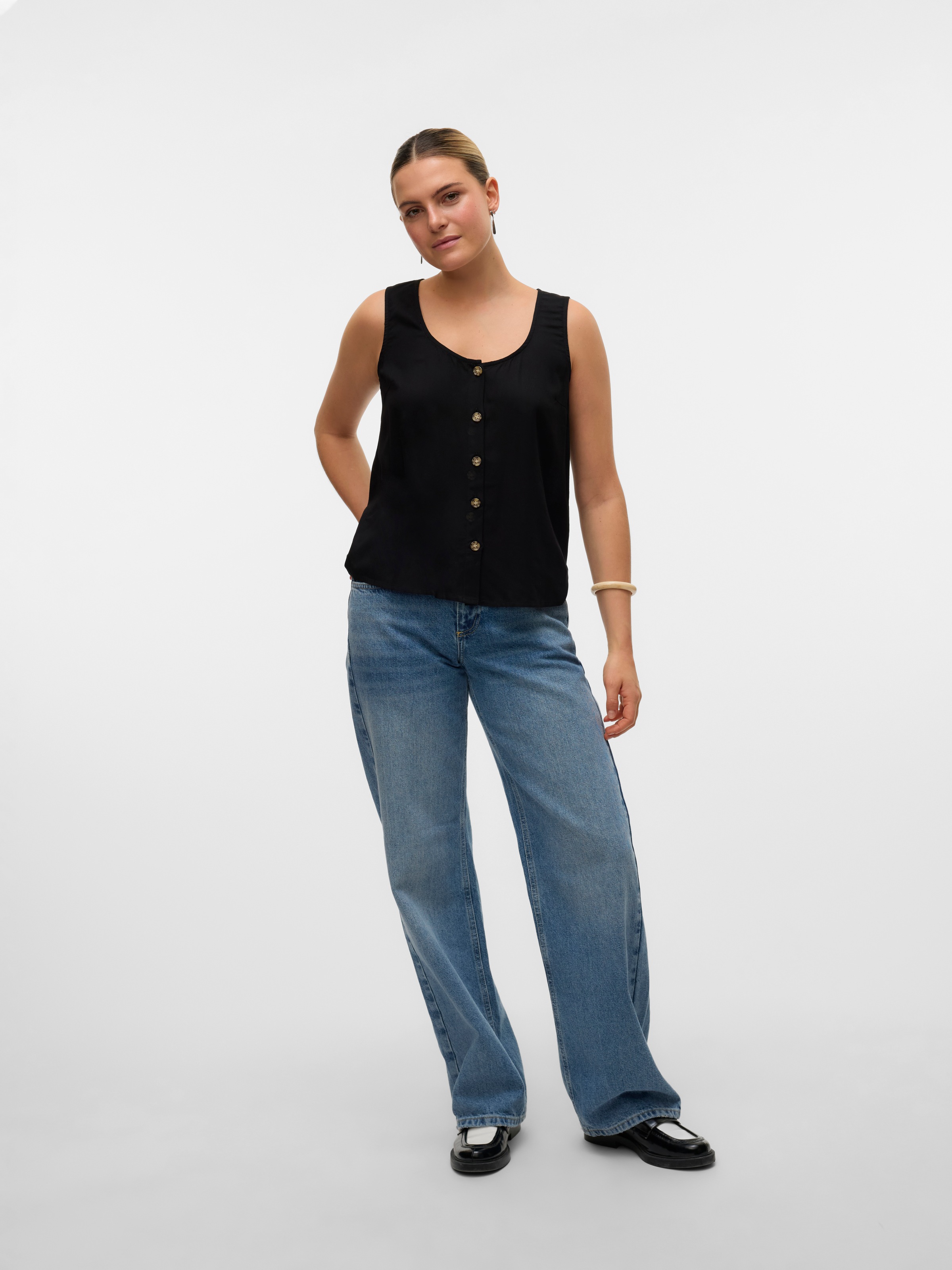 Vero Moda Blusentop »VMBUMPY SL SHIRT WVN GA NOOS«