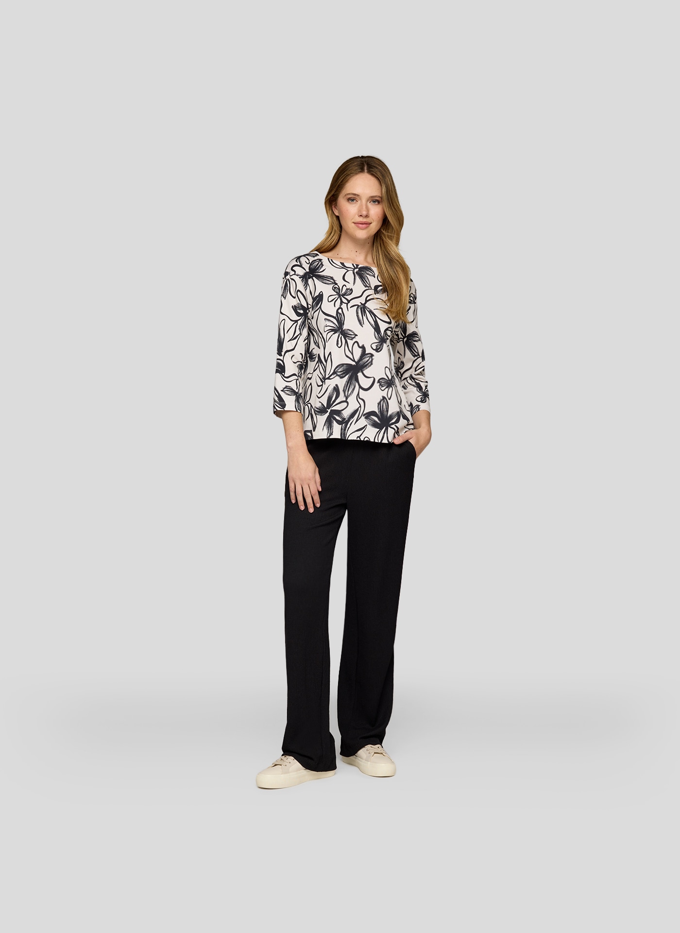 Rabe 3/4-Arm-Shirt mit All-Over Print