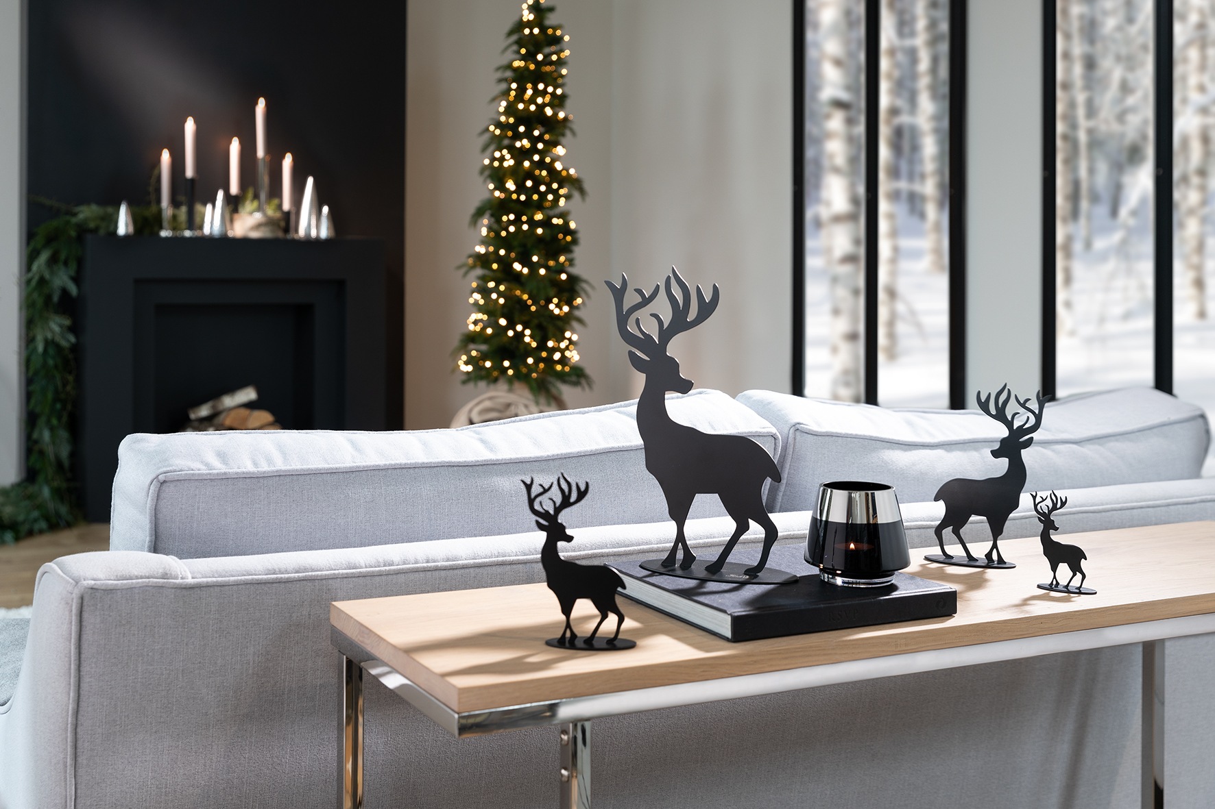 Fink Figurine de Noël »Hirsch JASPER« Décoration de Noël en fer