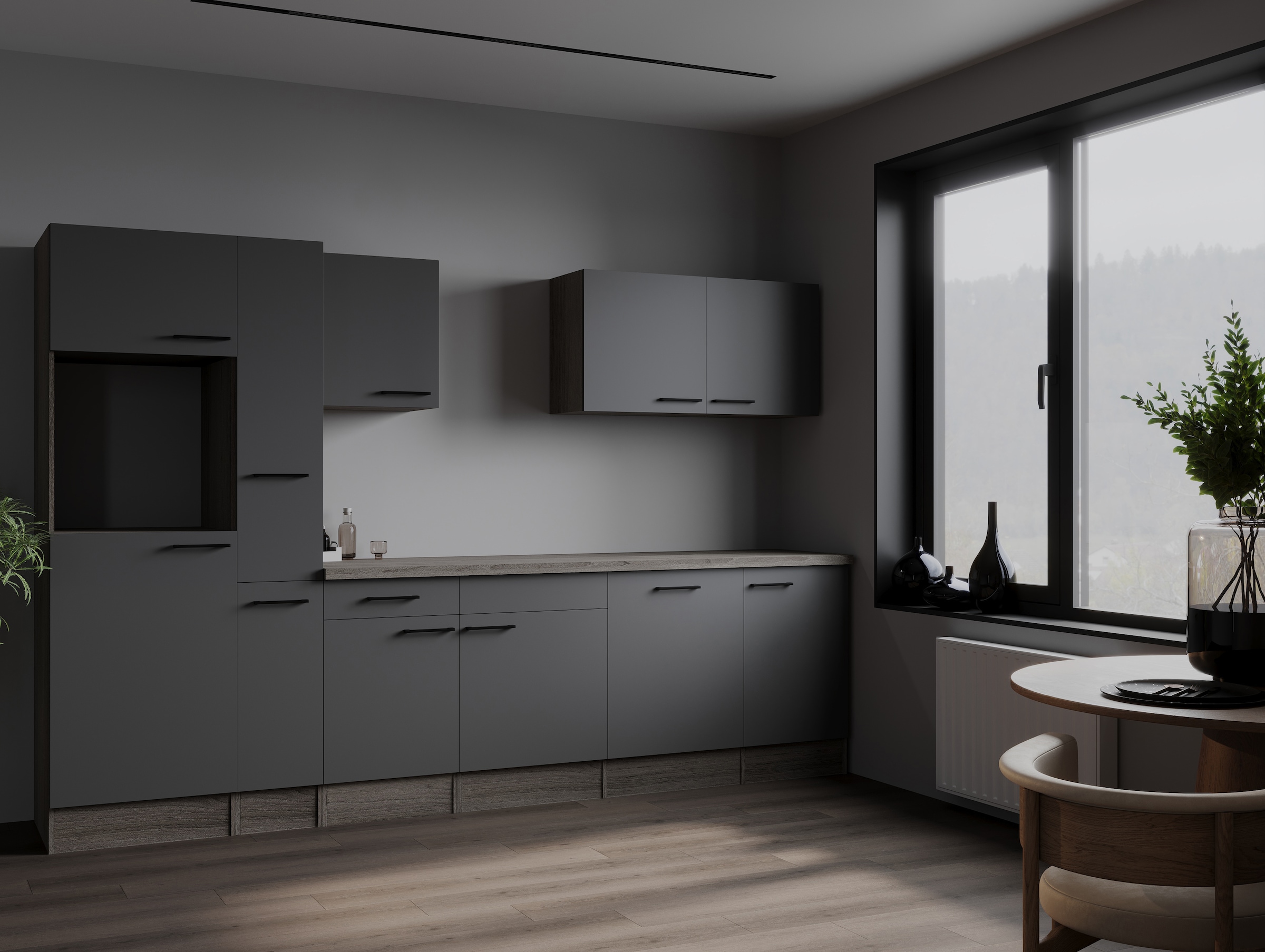 RESPEKTA Küchenzeile »Oliver« Breite 310 cm, 90 cm Arbeitshöhe, in exklusiver Konfiguration für OTTO