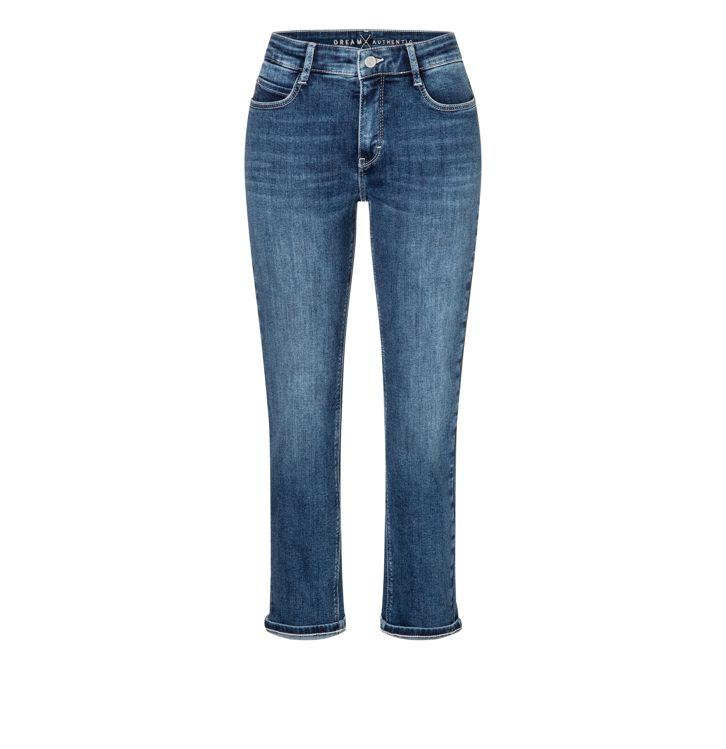 MAC Jeans 7/8 »DREAM cropped auth.« Innovativer Hyperstretch Denim mit figurformendem Shaping-Effekt