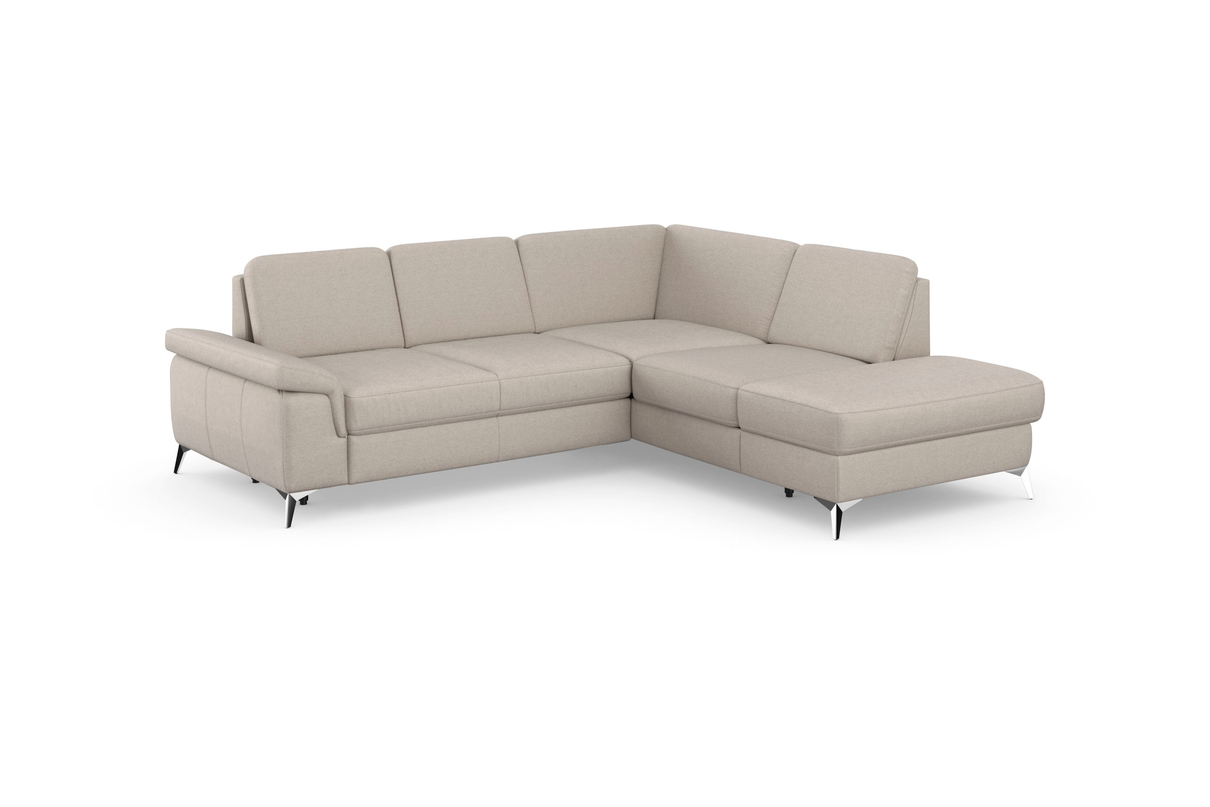 sit&more Canapé d'angle »Padua L-Form« inklusive Sitztiefenverstellung, Armteilfunktion und Federkern