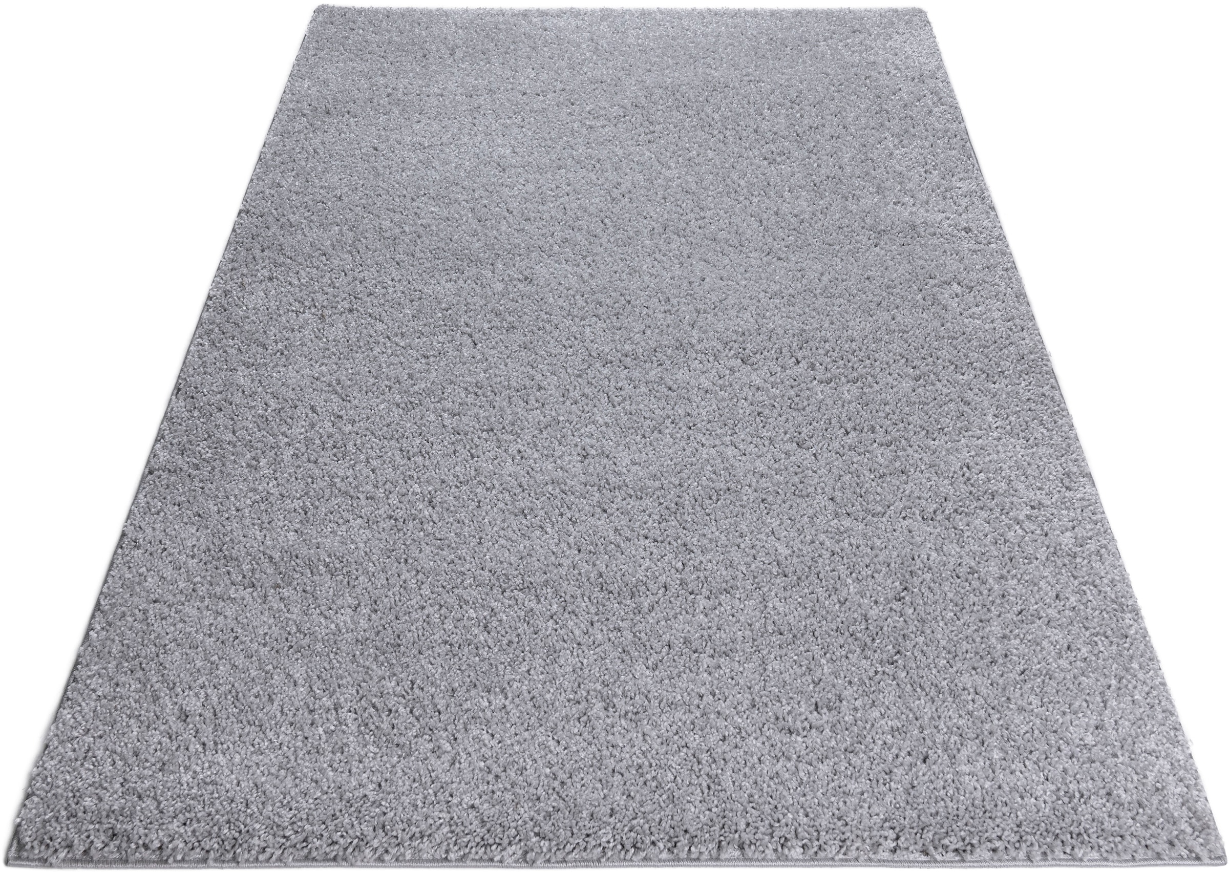 Bruno Banani Hochflor-Teppich »Shaggy Soft« rechteckig 30 mm Höhe gewebt, Uni Farben, besonders weich und kuschelig, Kundenliebling