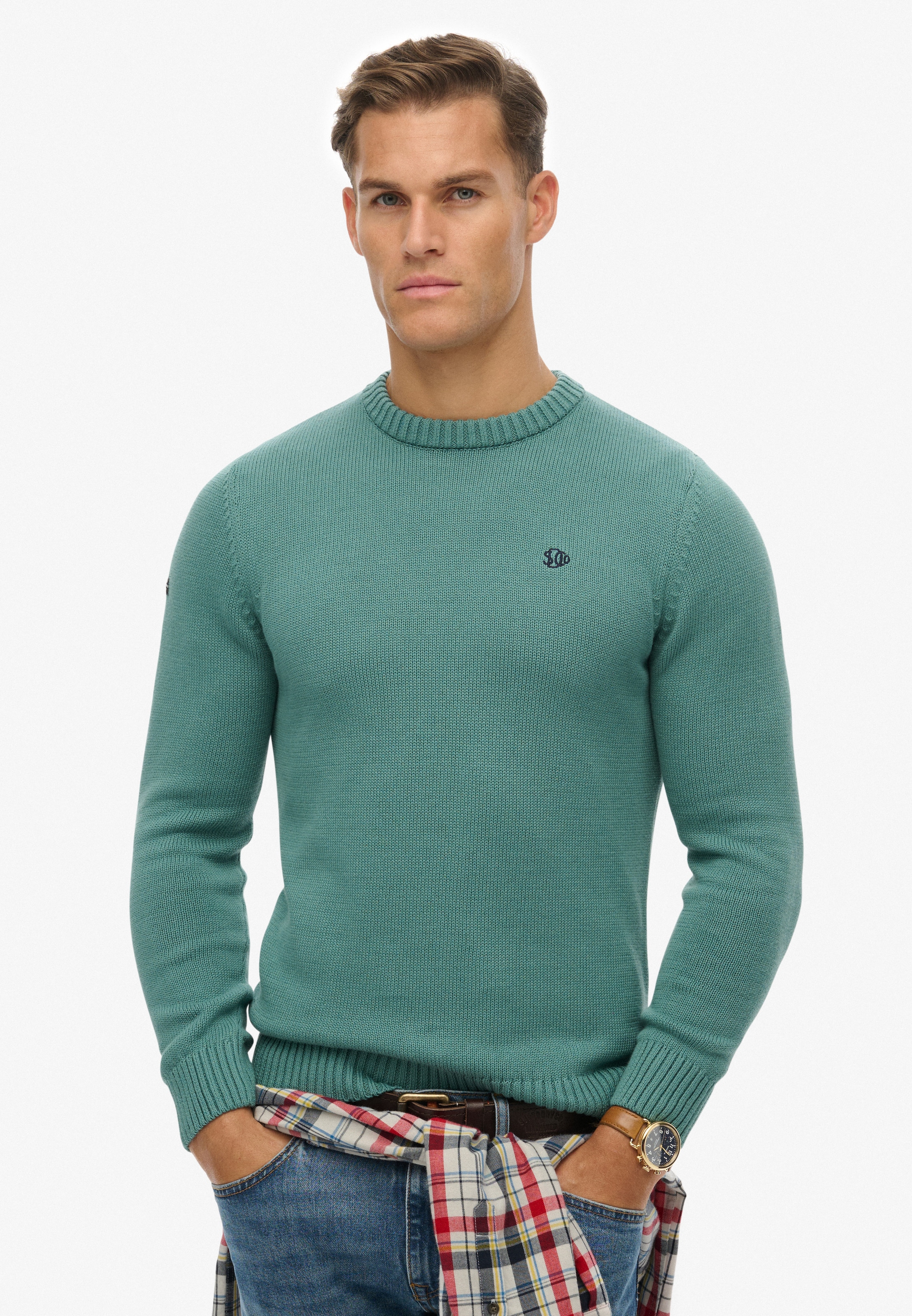 Superdry »PREPPY COTTON JUMPER« coton, coupe régulière