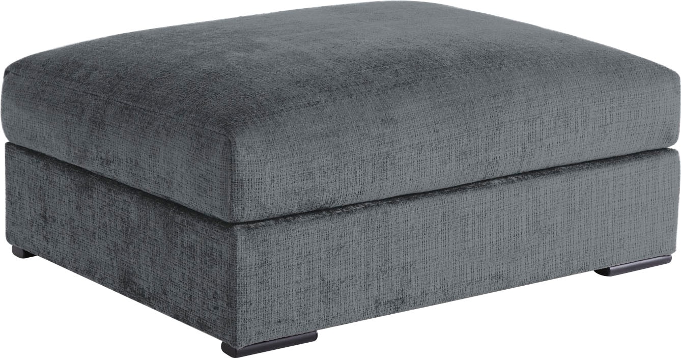Home affaire Tabouret rembourré »Casa XXL, B: 125 cm« Mega-Hocker, in Cord oder Chenille-Struktur, Federkern