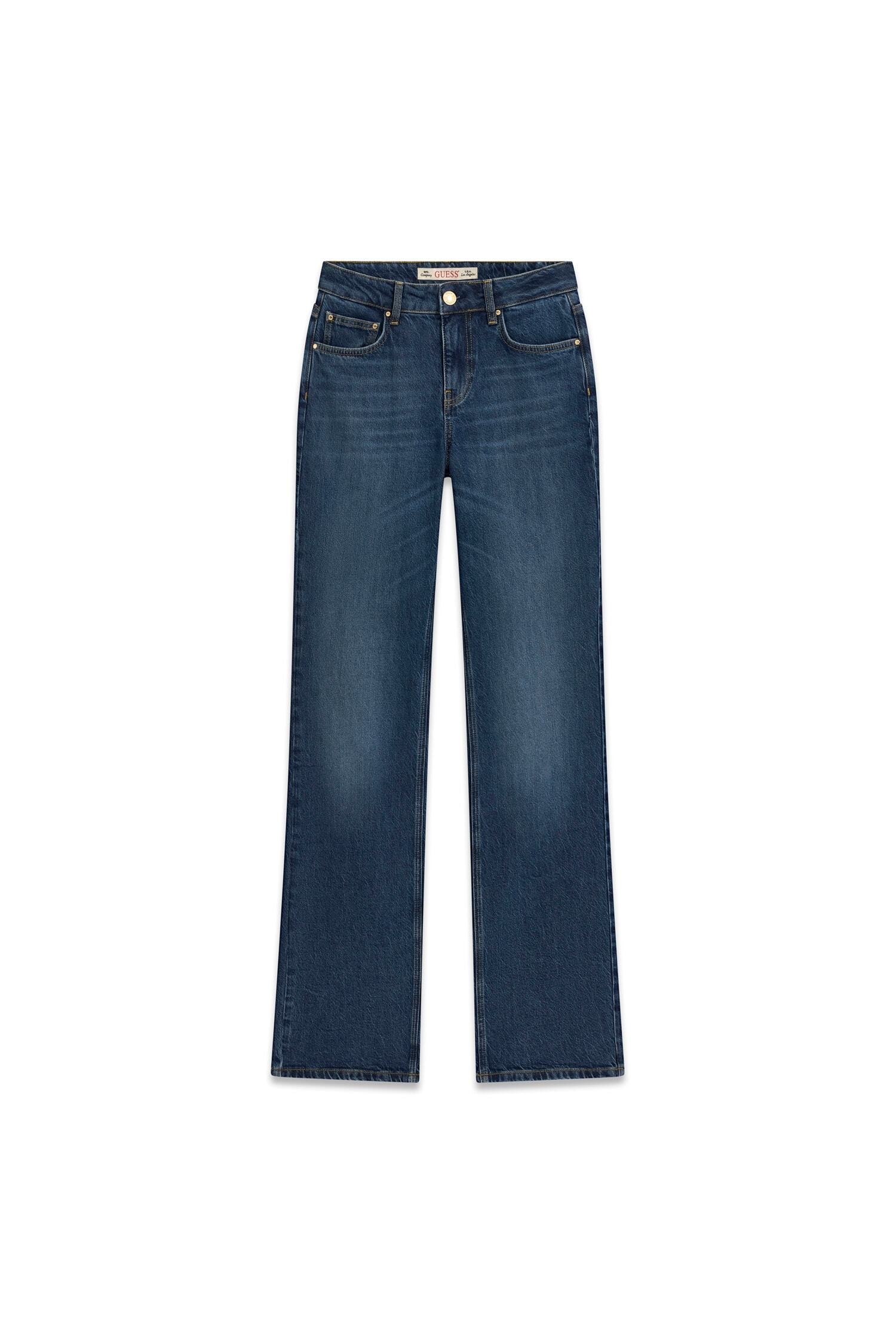 Guess Jeans droit »ICONIC STRAIGHT TALL« aus Baumwoll-Lyocell-Mix