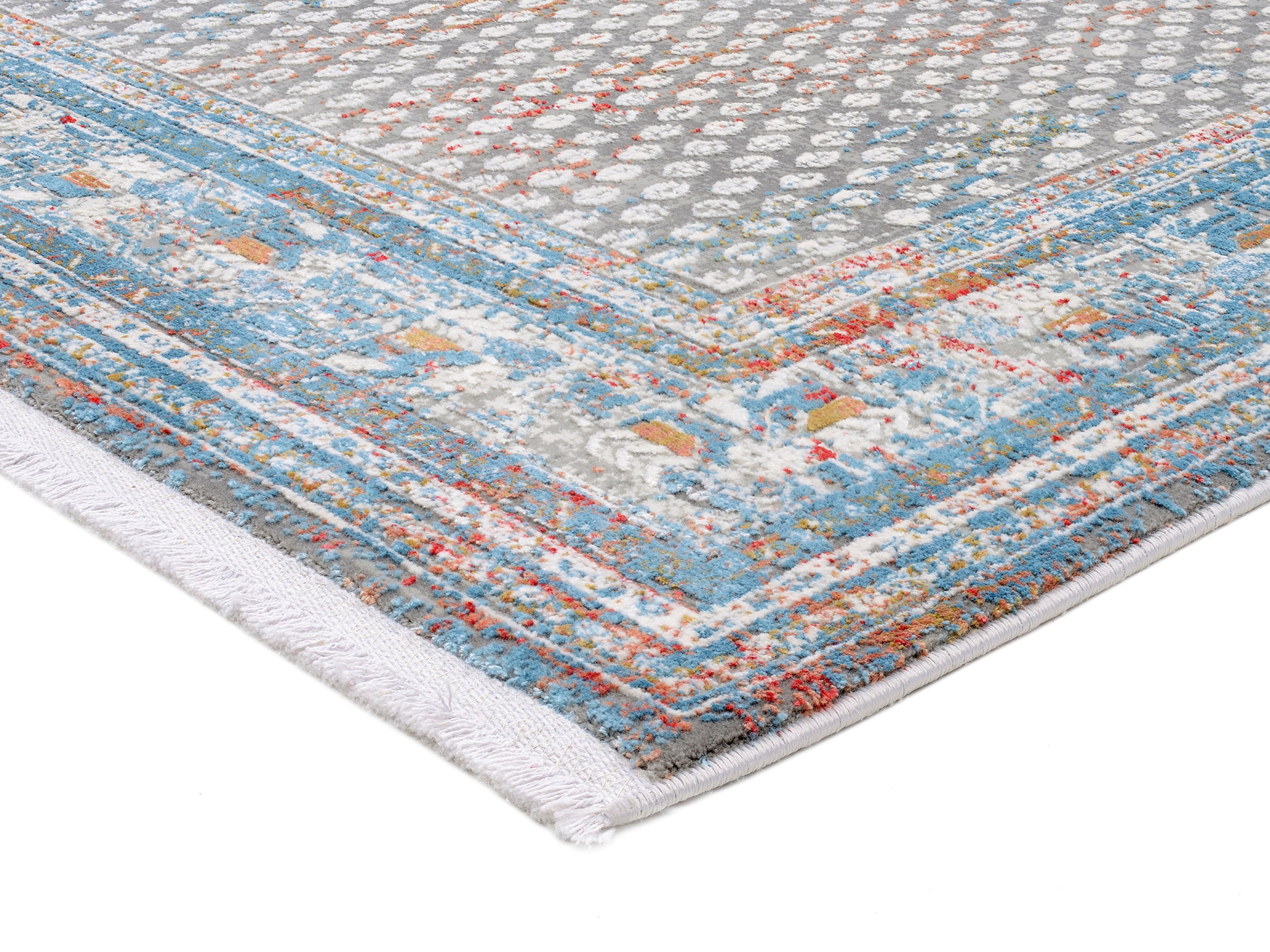 OCI DIE TEPPICHMARKE Tapis »BESTSELLER MIRI« Rectangulaire 8 mm Höhe Vintage Optik mit feinem Glanz und feinen Fransen, Wohnzimmer