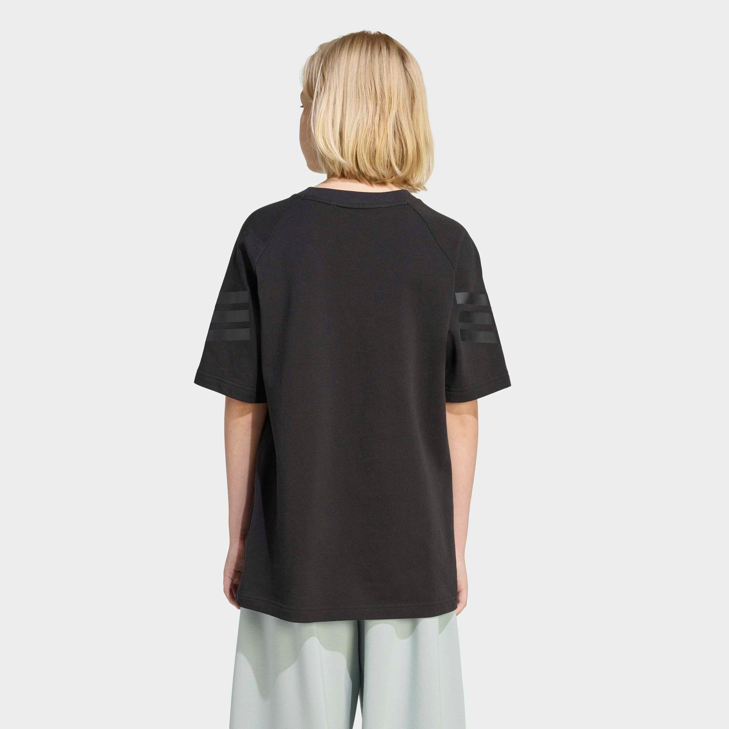 adidas Sportswear T-Shirt »FUTURE ICONS 3-STREIFEN« für Kinder, sportlicher Stil, normale Länge, gerader Abschluss
