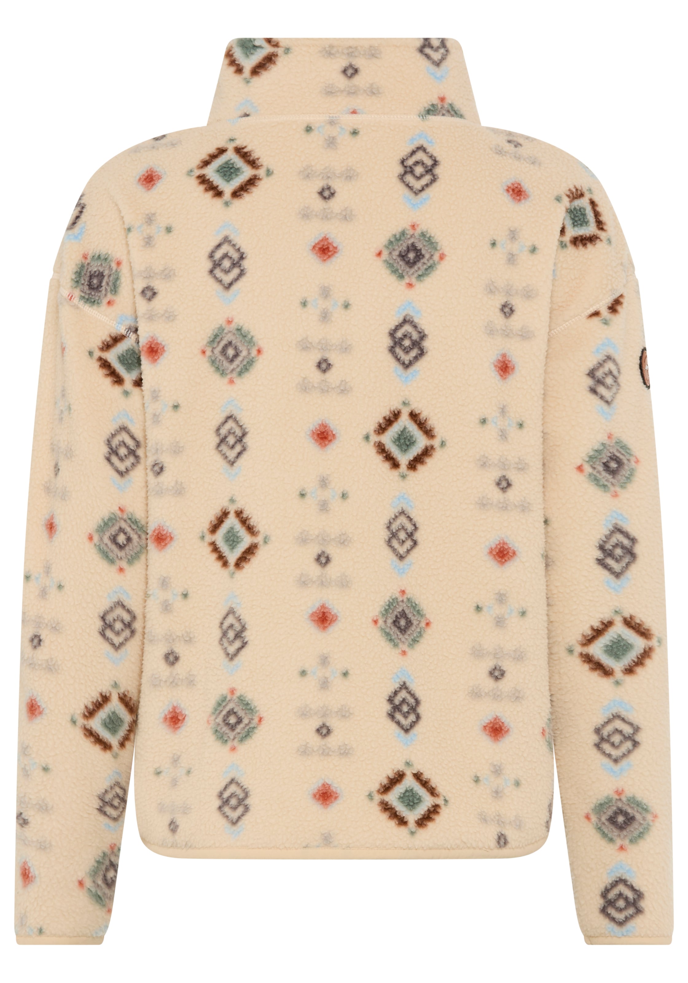 KangaROOS Fleecepullover aus kuscheligem Sherpa Fleece, Half-zip