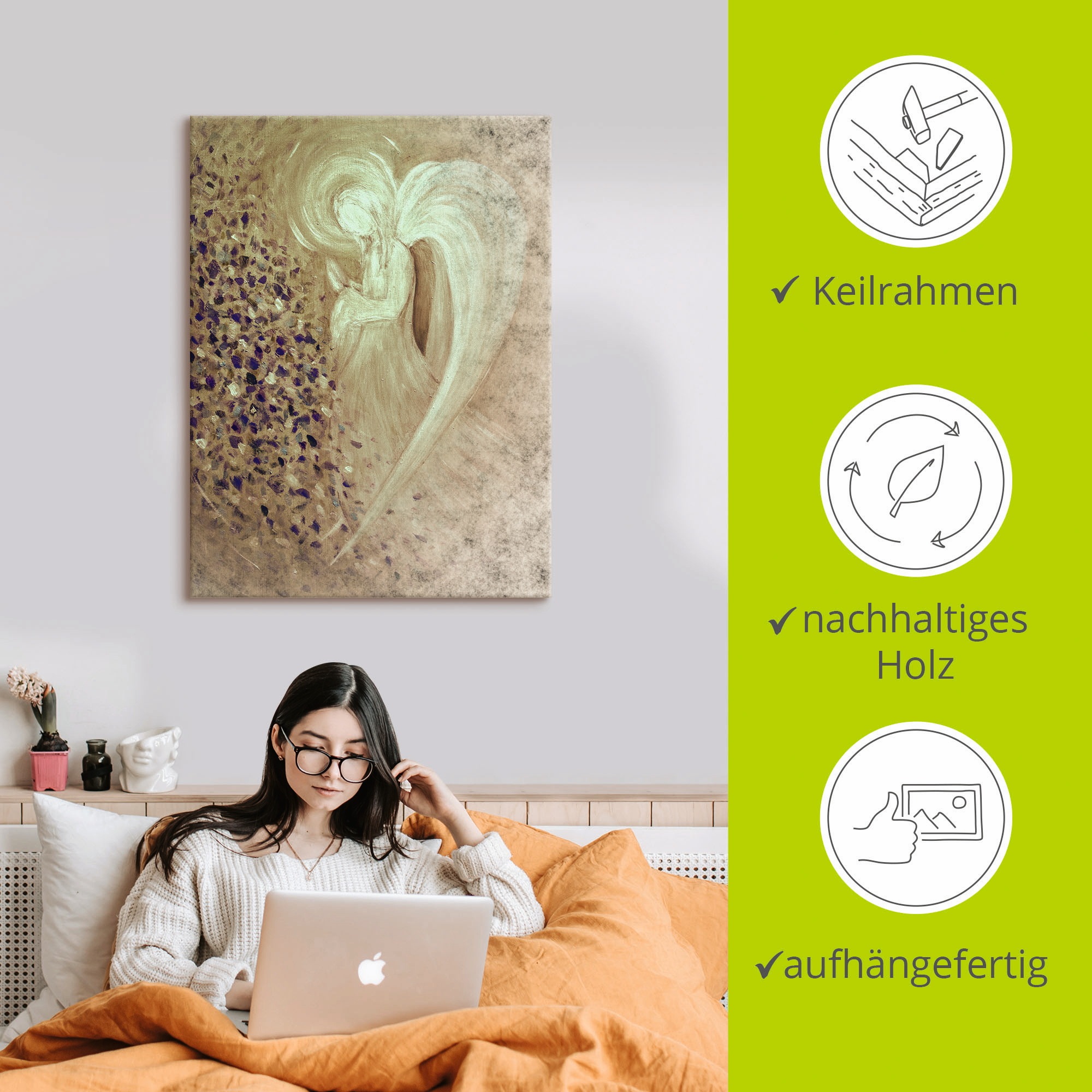 Artland Wandbild »Engel I« Religion 1 Stk. tlg. als Leinwandbild, Poster, Wandaufkleber in verschied. Grössen