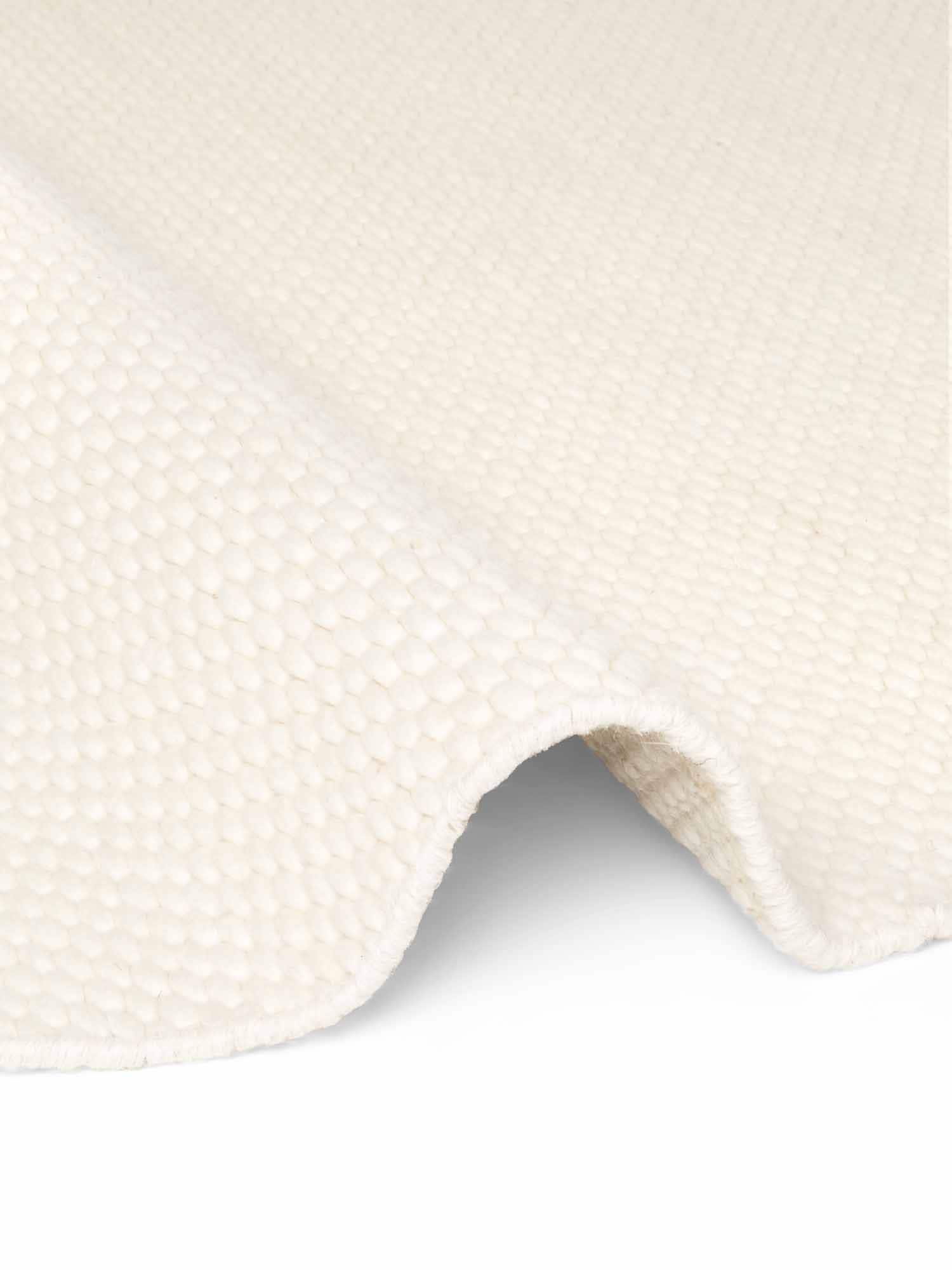 ELLE DECORATION Wollteppich »Beans« rund 10 mm Höhe Handweb Teppich Wolle, Rund, Perlenstruktur, Wohnzimmer, Schlafzimmer