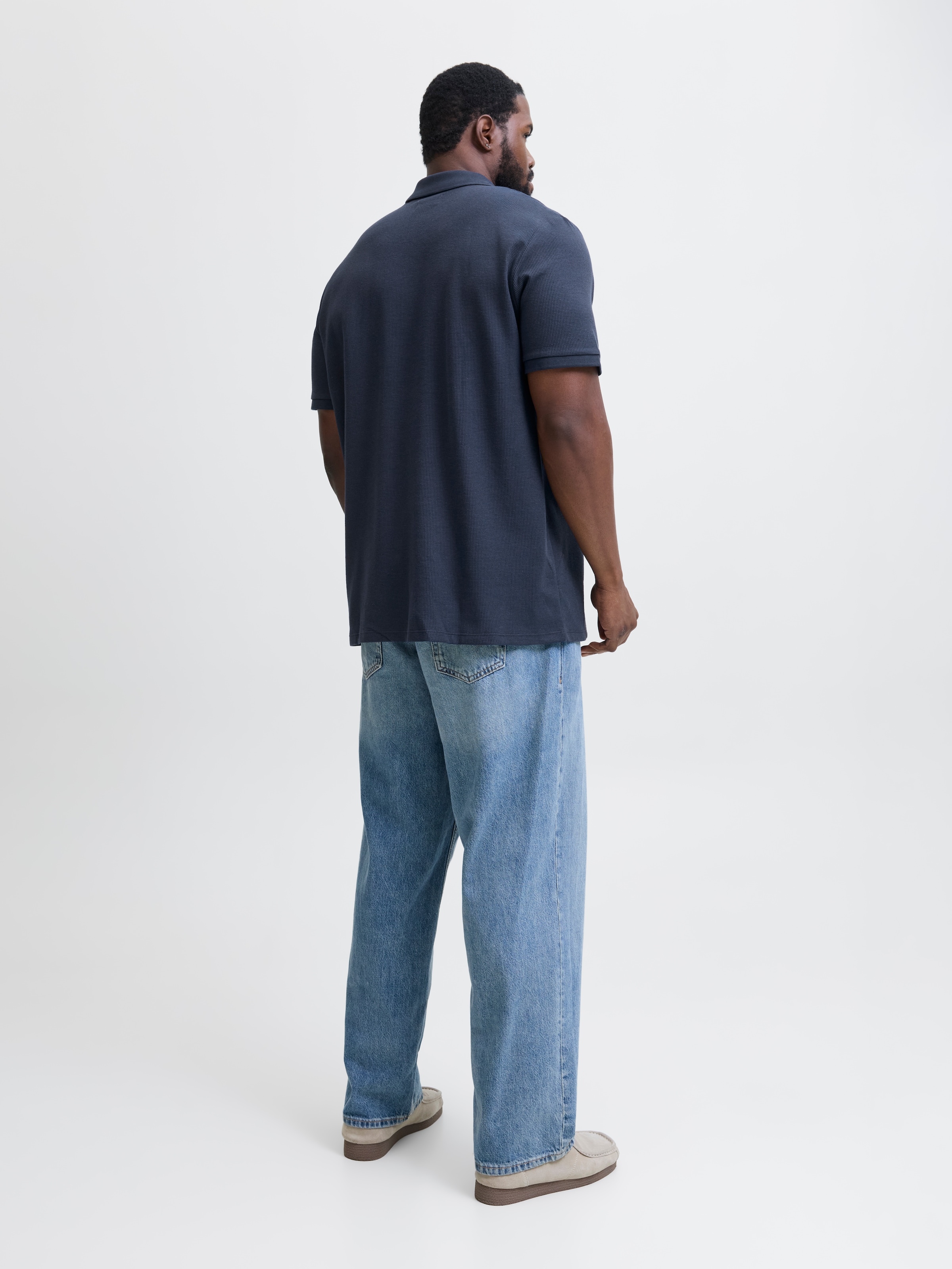 Jack & Jones PlusSize Poloshirt »JJEAUSTIN ZIP POLO SS NOOS PLS«