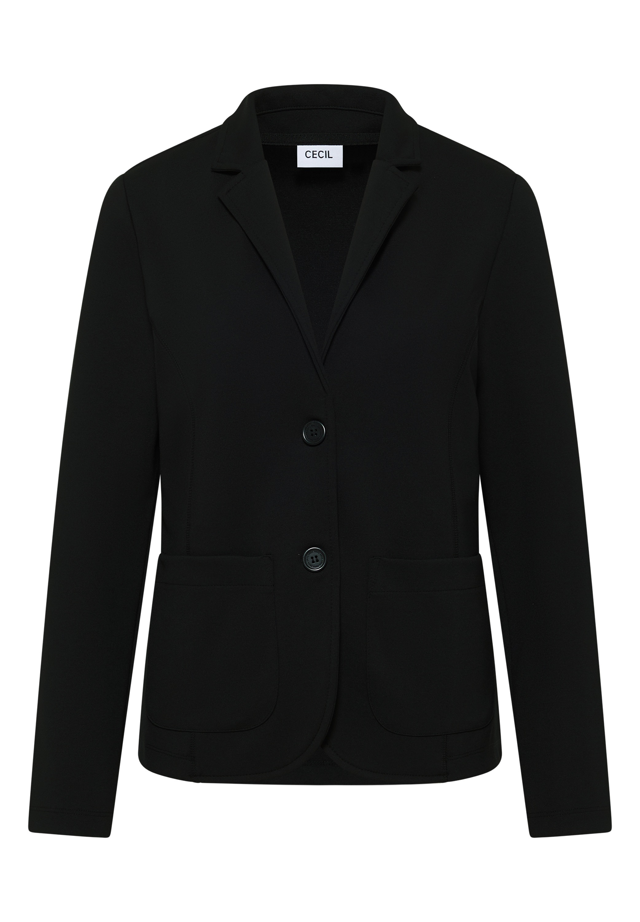 Cecil Blazer en sweat mit Reverskragen und Knopfleiste