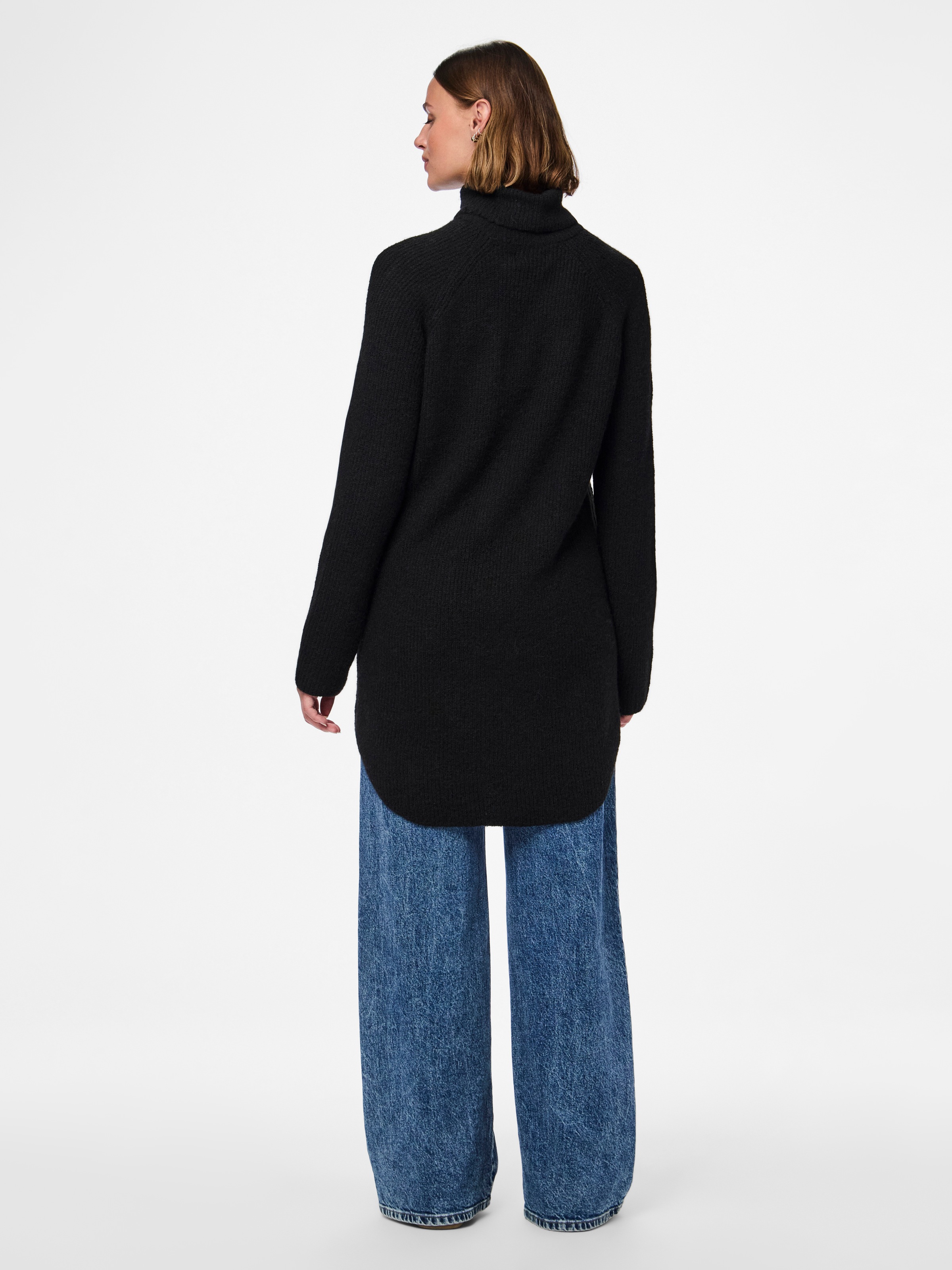 pieces Rollkragenpullover »PCELLEN LS LONG KNIT NOOS BC«