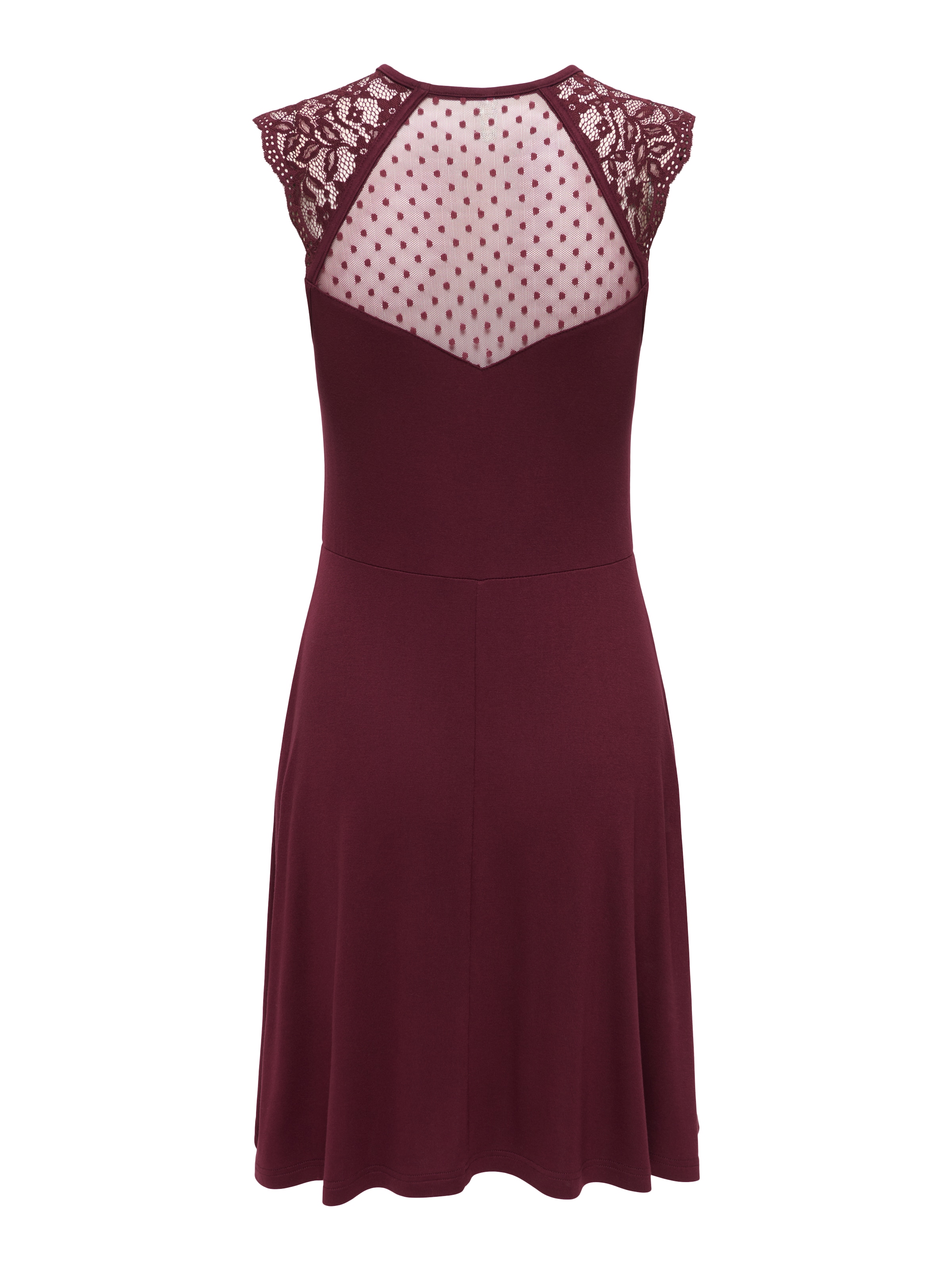 ONLY Robe en dentelle »ONLEMILIE S/L FIT AND FLARED DRES CS JRS« Viskosemischung, regular fit