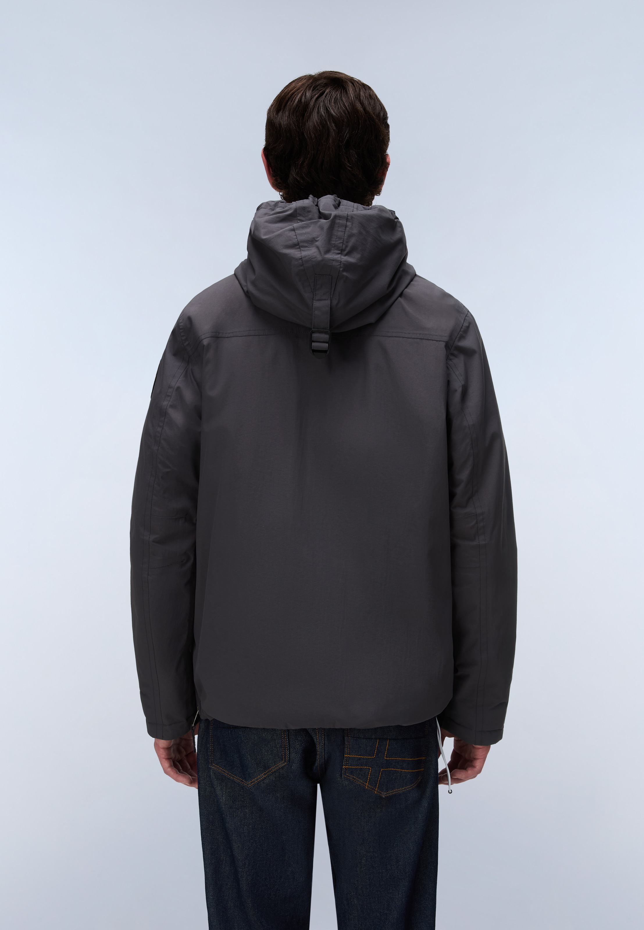 Napapijri Anorak »RAINFOREST WINTER 3 DARK GREY SOLID« au design uni, silhouette sportive