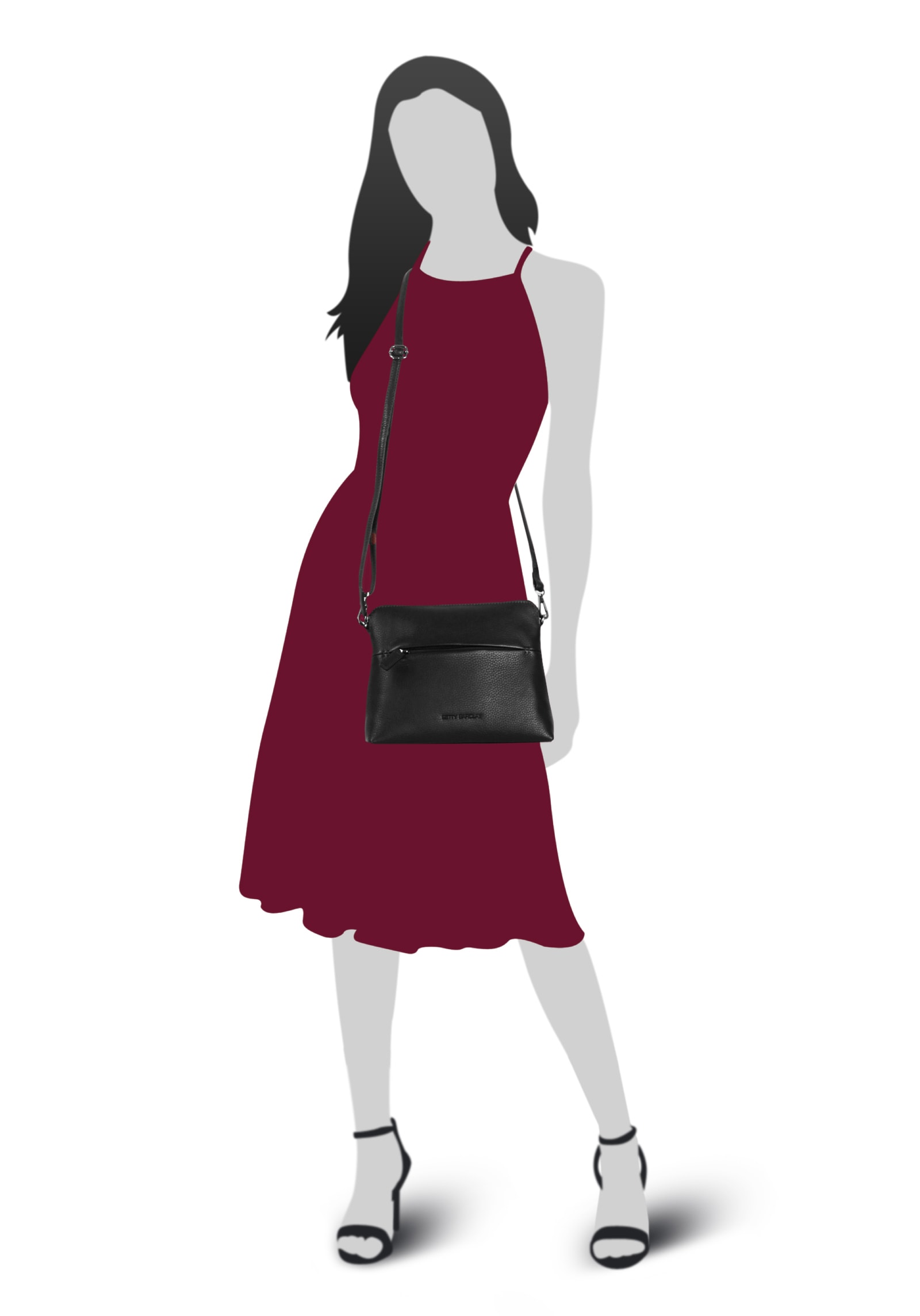 Betty Barclay Umhängetasche echt Leder