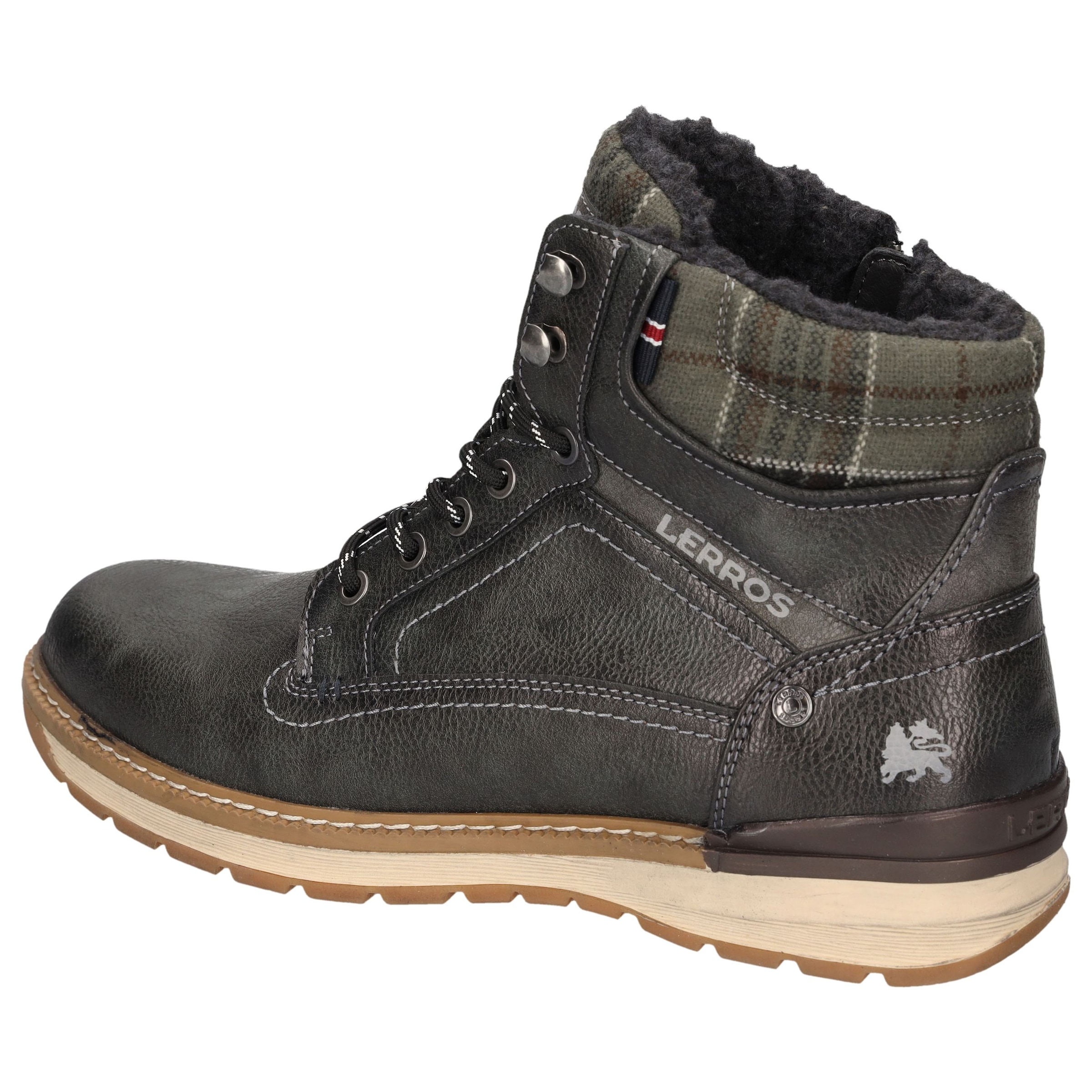 LERROS Bottes d'hiver  Bottes à lacets, bottes d'extérieur avec doublure chaude