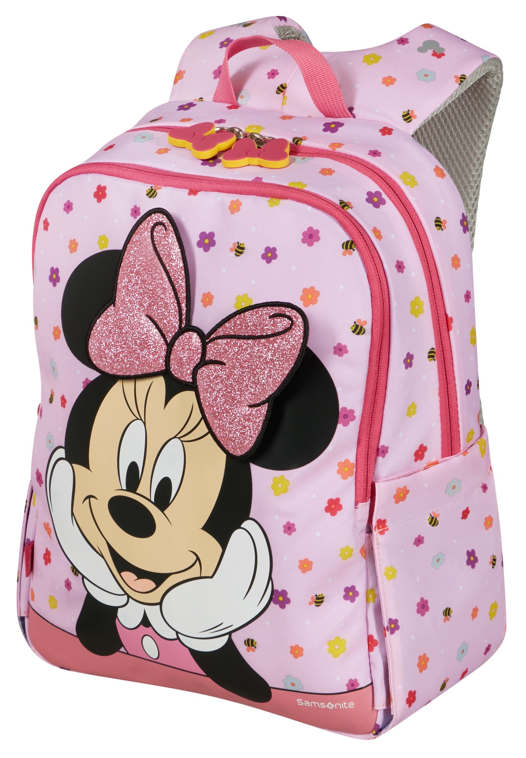 Samsonite Sac à dos pour enfants »DAYDREAM DISNEY, Minnie Flower Power« reflektierende Details
