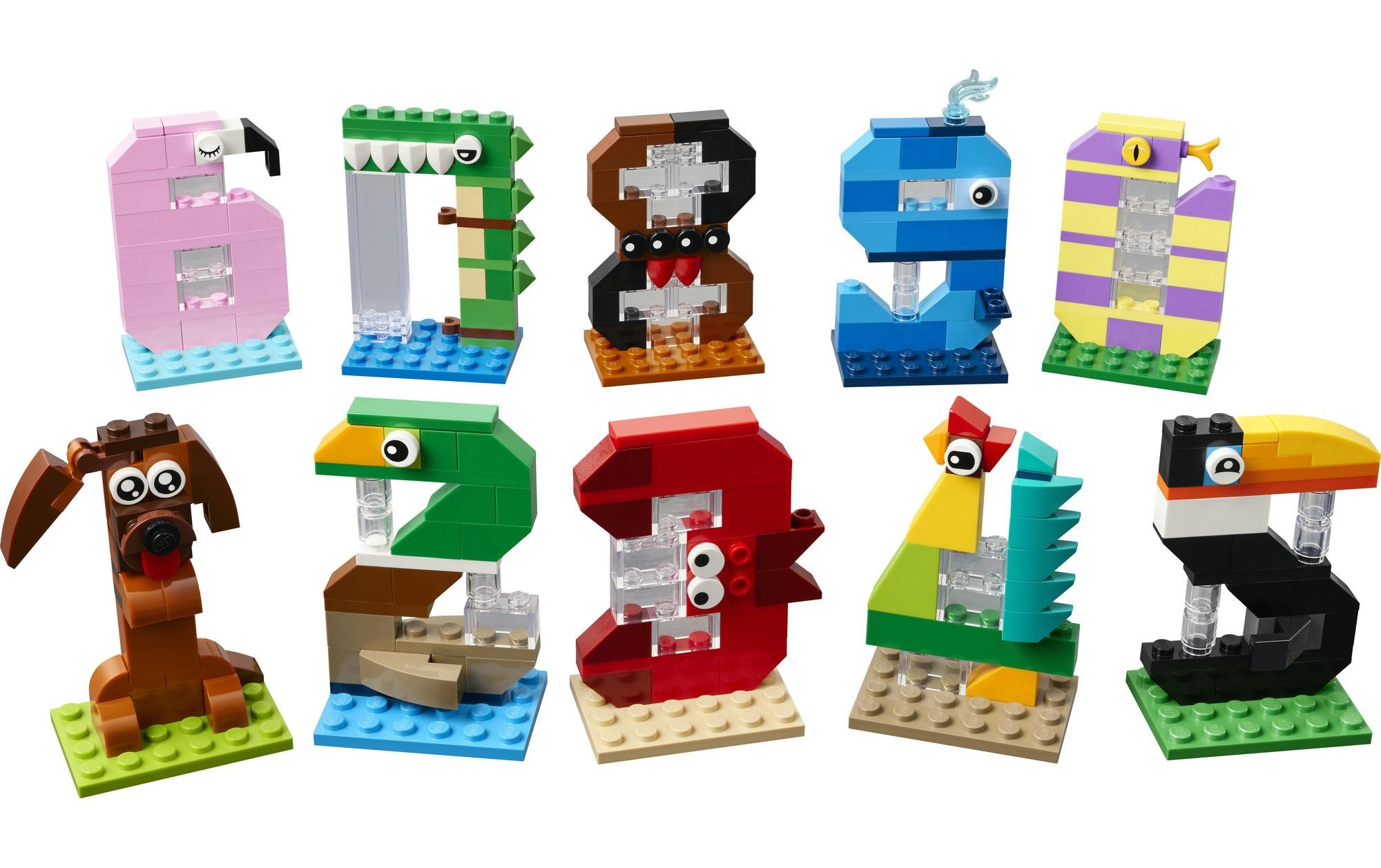 LEGO® Konstruktionsspielsteine »Geburtstagszahlen (40807), LEGO Iconic« Made in Europe