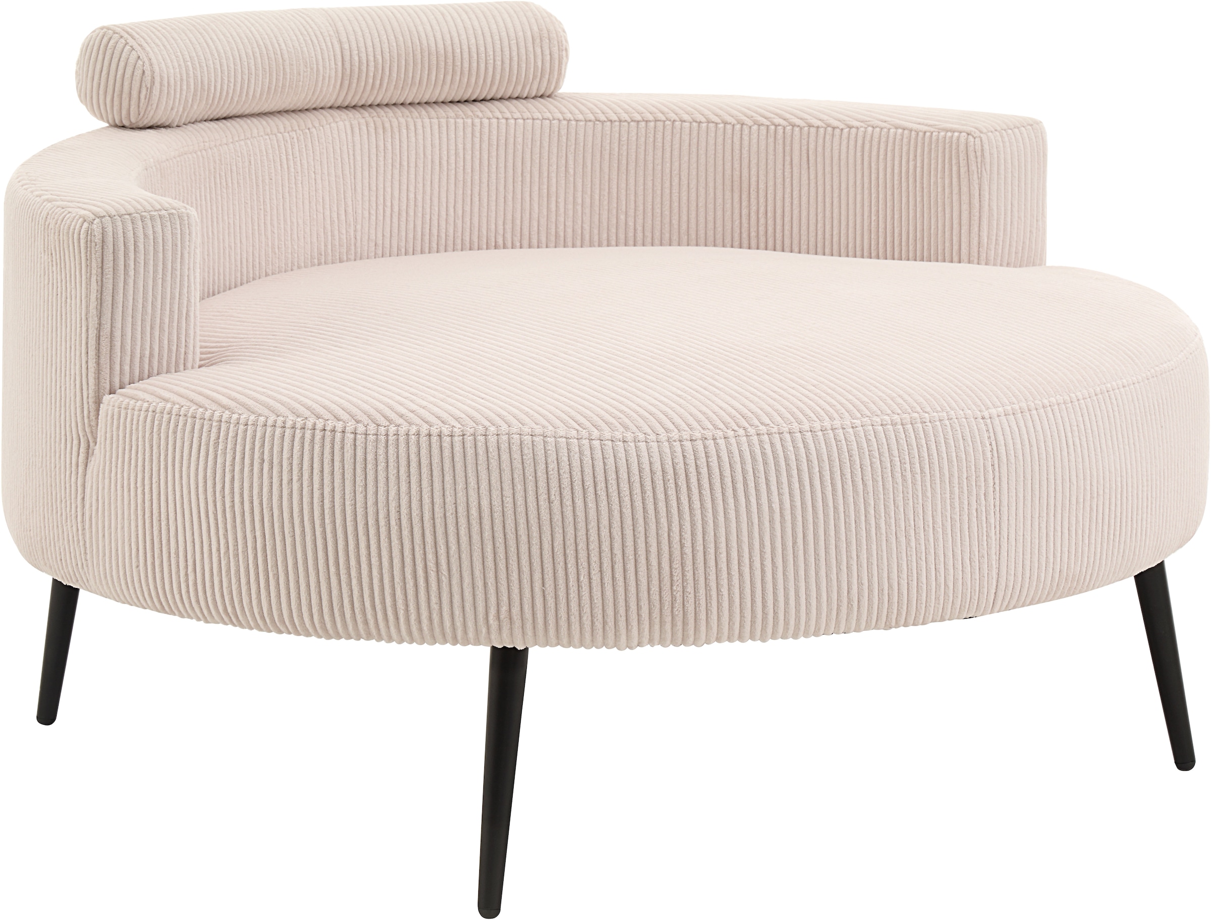 GOODproduct Canapé 2 places »Riko Sessel, B: 110 cm, Sitzhöhe: 44 cm« XXL- Sessel, mit Stauraumhocker, Rückenstütze & 4 Zierkissen