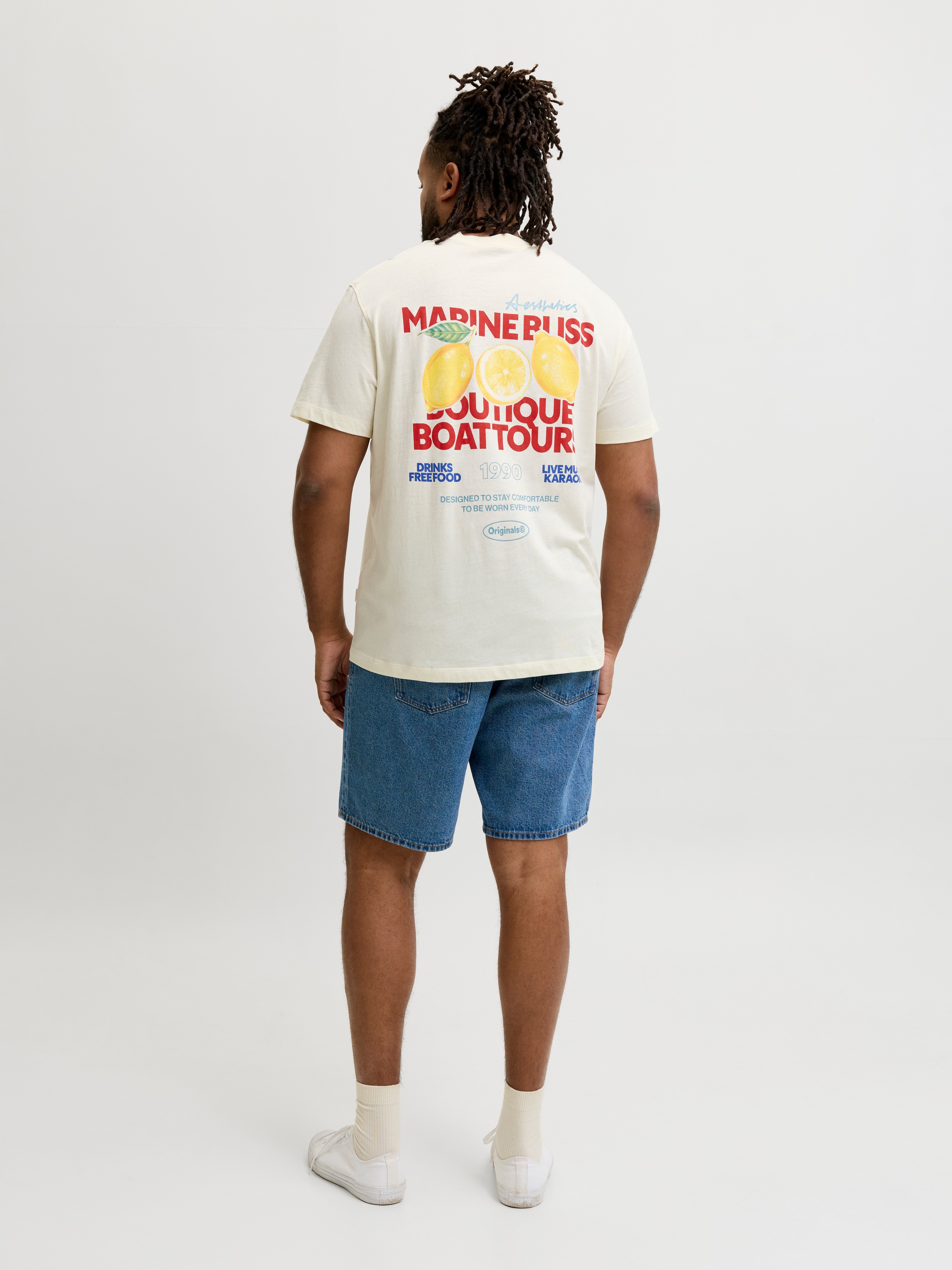 Jack & Jones PlusSize T-Shirt »JORRIVIERA VINTAGE POSTER BACK TEE PLS« mit Print