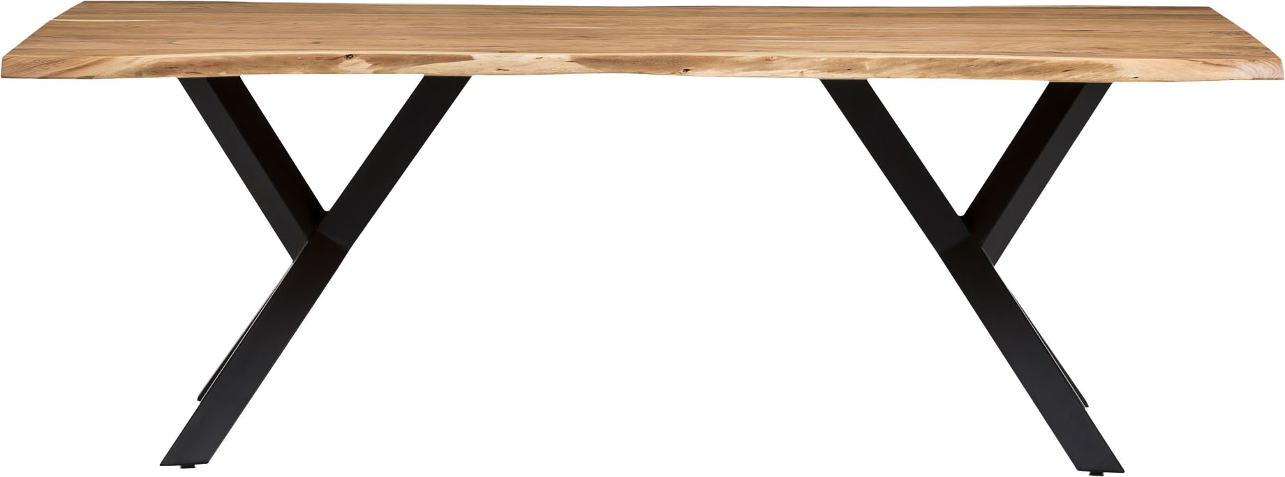 SalesFever Table de salle à manger »Designertisch für Mahlzeiten« Massivholz geölt und zweifach gewachst