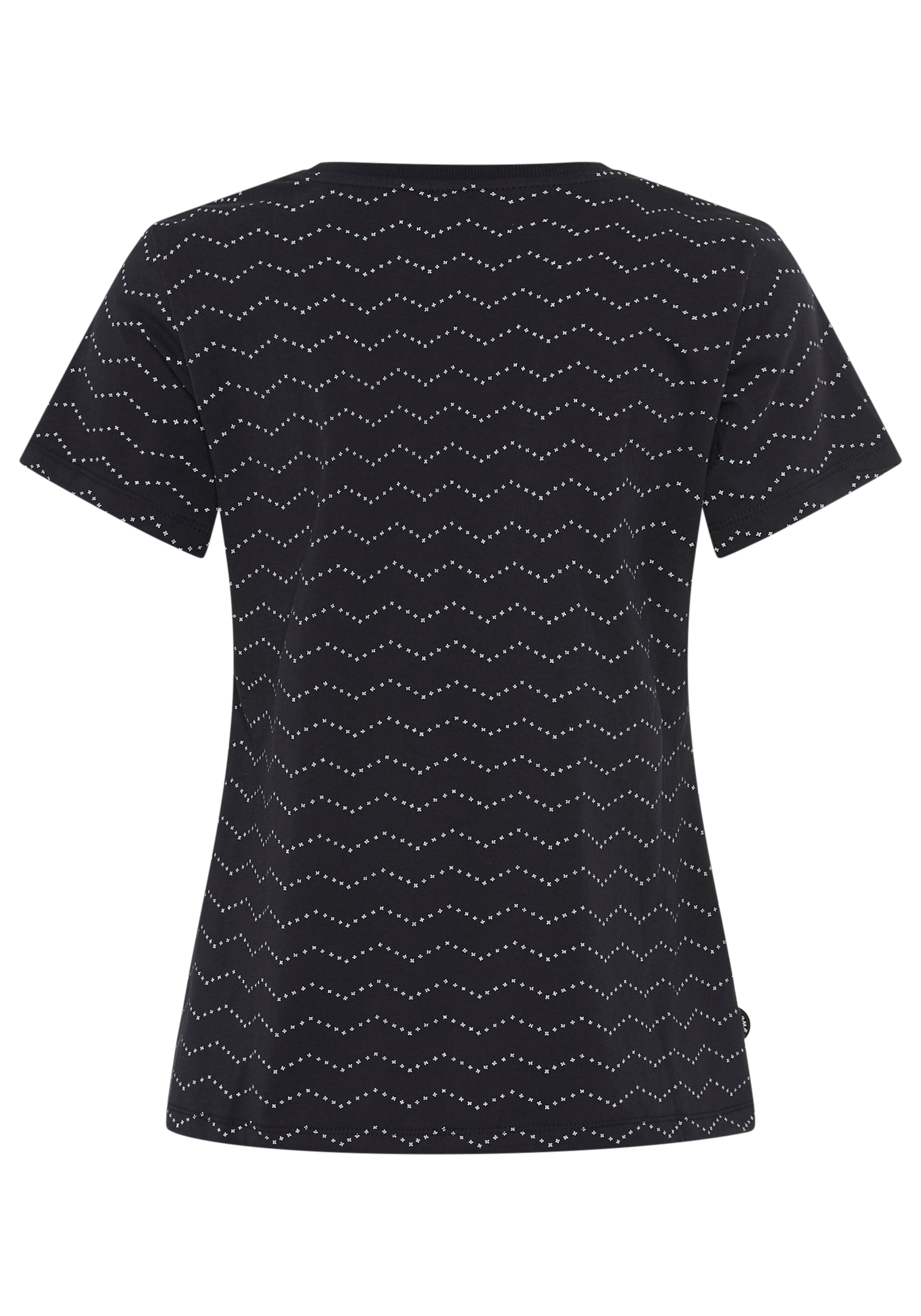 Ragwear T-shirt à manches courtes »MINTTA ZIG ZAG O« avec inscription logo