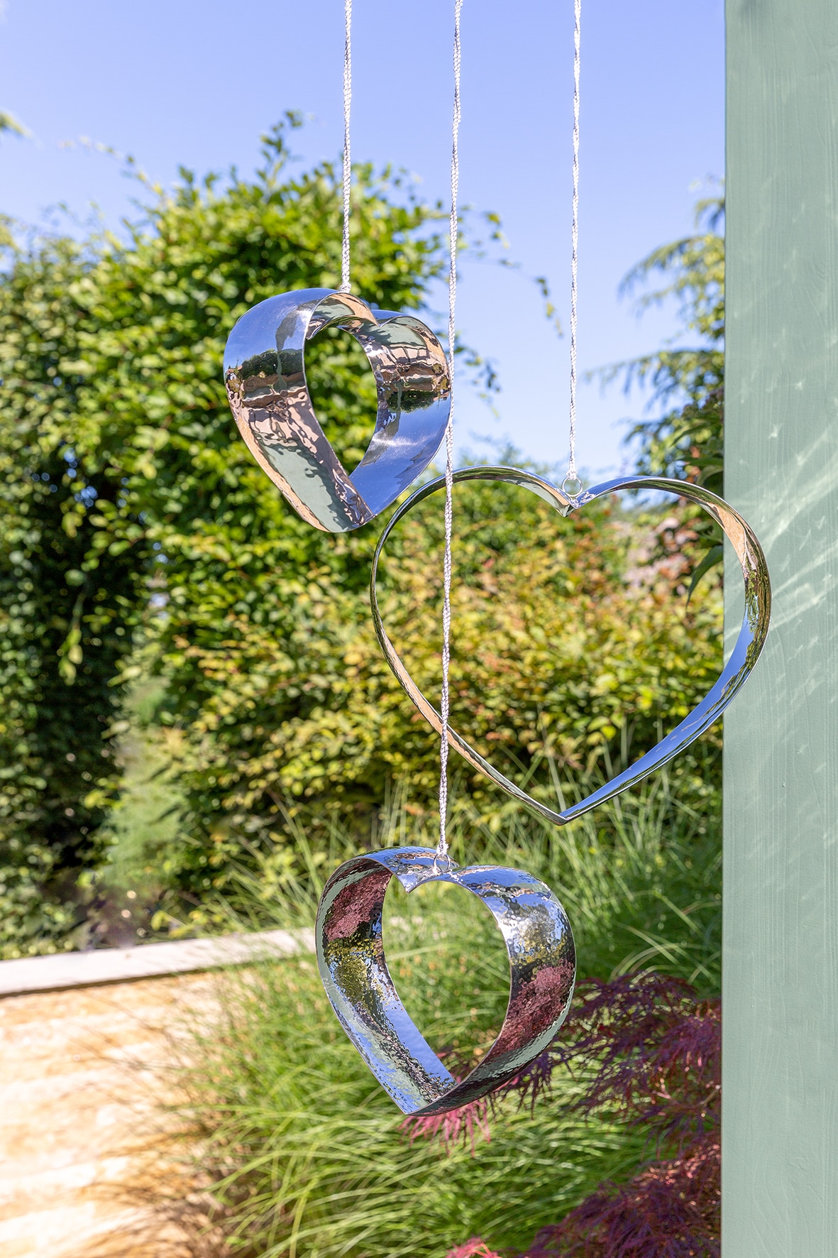 Fink Suspension décorative »ANYA« Cœur déco à suspendre, en acier inoxydable, adapté pour l'extérieur