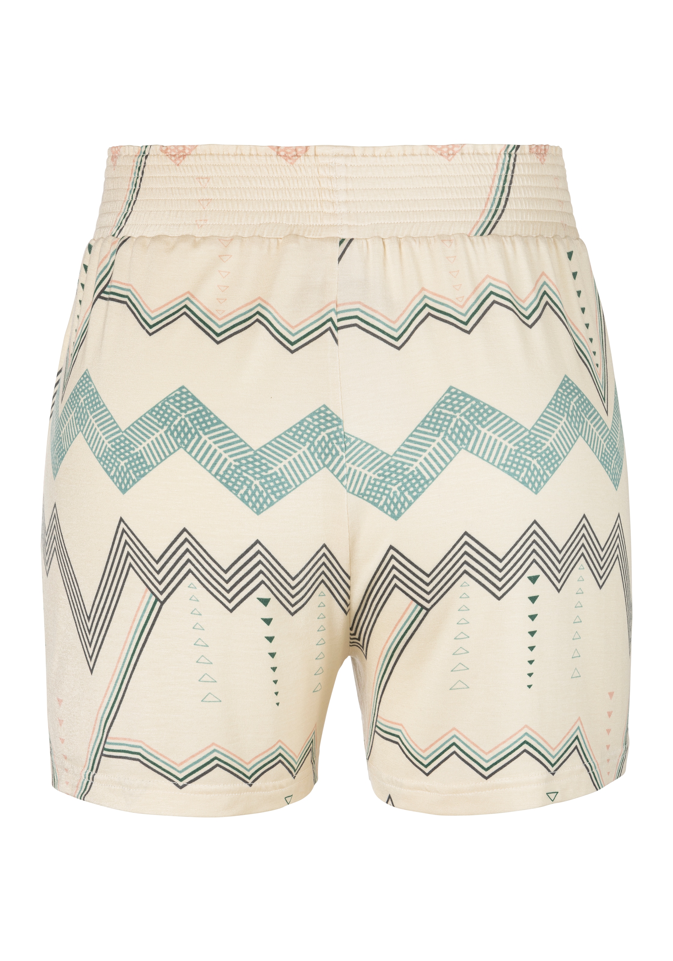 LASCANA Shorts de pyjama  avec motif graphique en zigzag