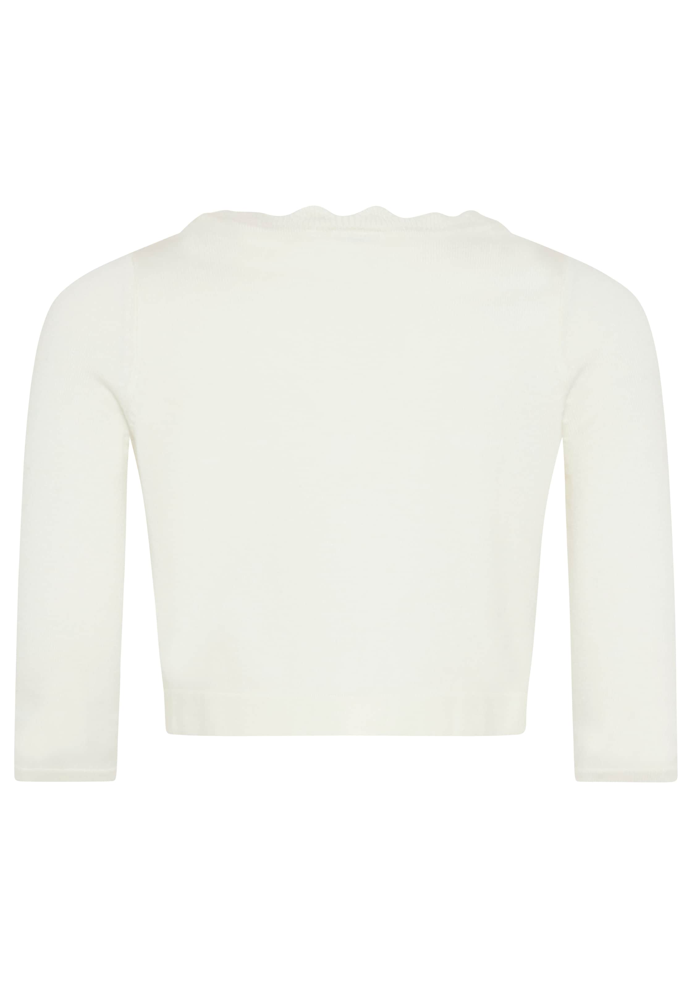 KIDSWORLD Veste en tricot »Strickjacke mit schöner Wellenkante« 1-Knopf-Form, Langarm, aus Feinstrick