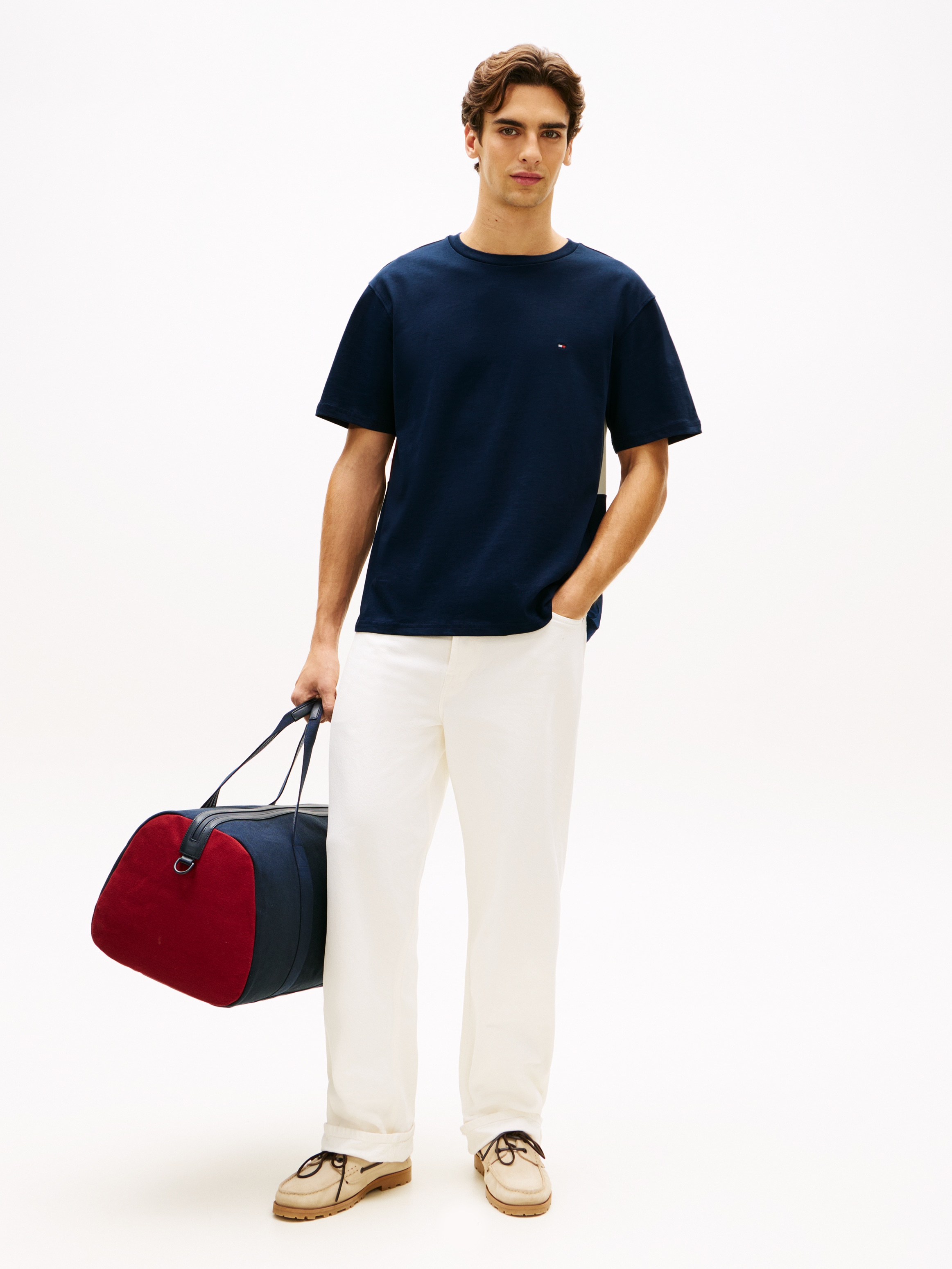 Tommy Hilfiger T-Shirt »FLAG« Regular fit mit Rundhalsausschnitt