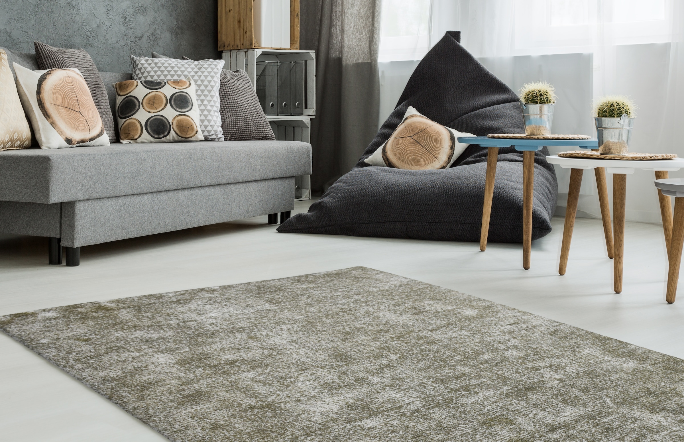Kayoom Tapis »Etna 110« Rectangulaire 10 mm Höhe Tapis tufté machine, qualité excellente, couleurs actuelles