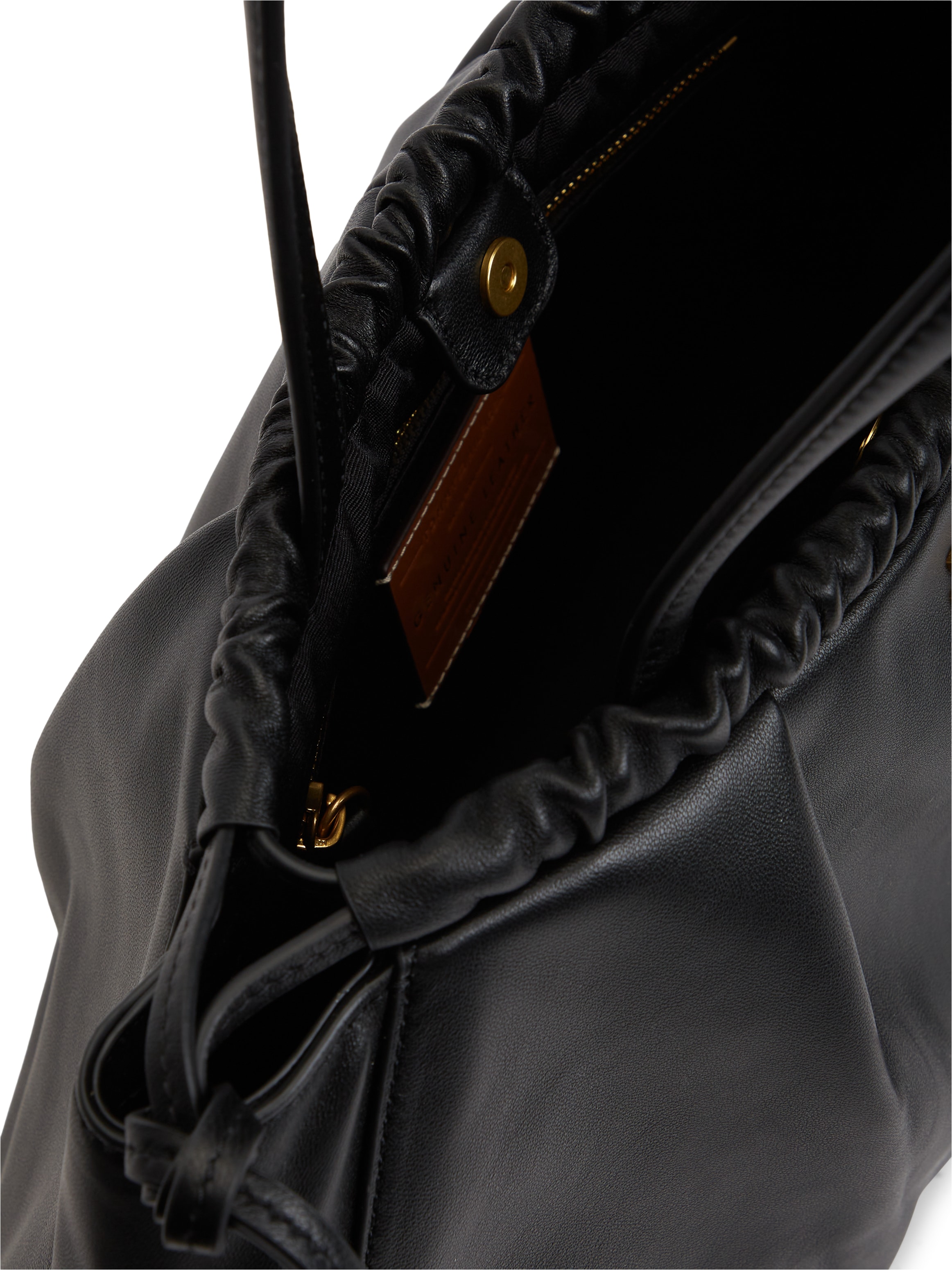 Tommy Hilfiger Hobo »SOFT LEATHER HOBO« Sac à main femme, sac fourre-tout avec fermeture à cordon