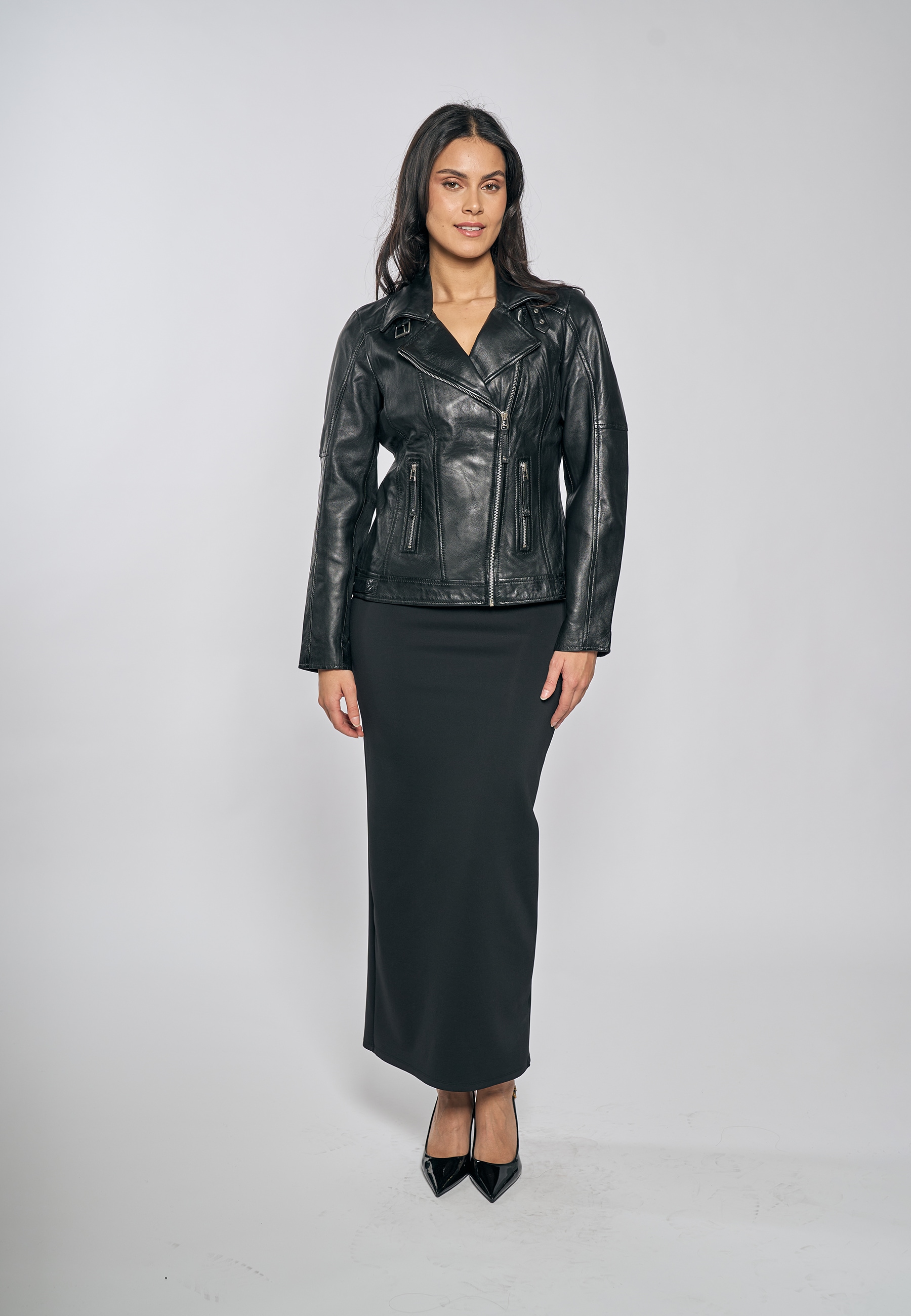 Freaky Nation Veste en cuir »Aliet-FN«