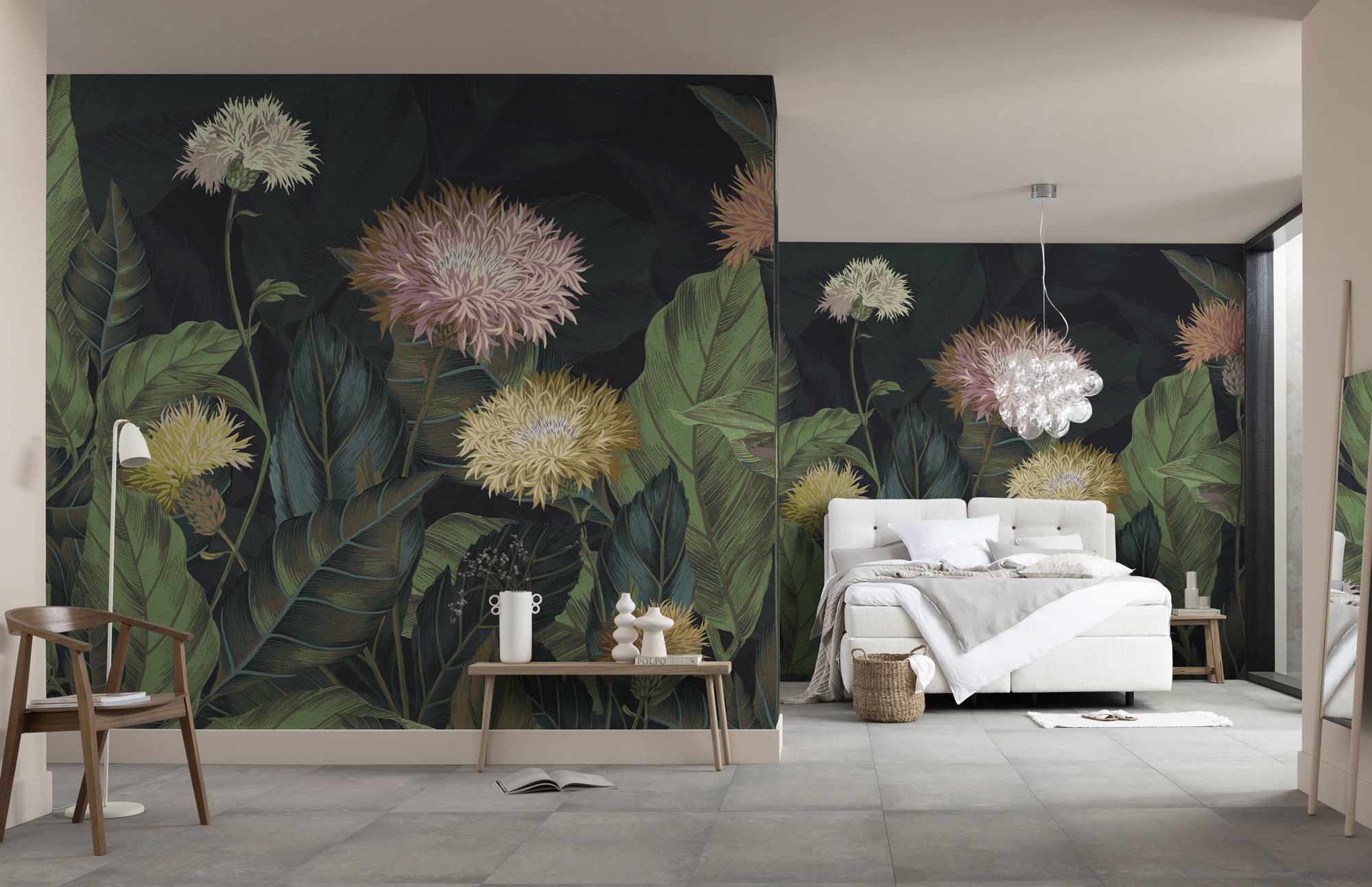 Komar Fototapete »Vlies Fototapete - Flowerly - Grösse 400 x 250 cm« Motiv | bedruckt glatt