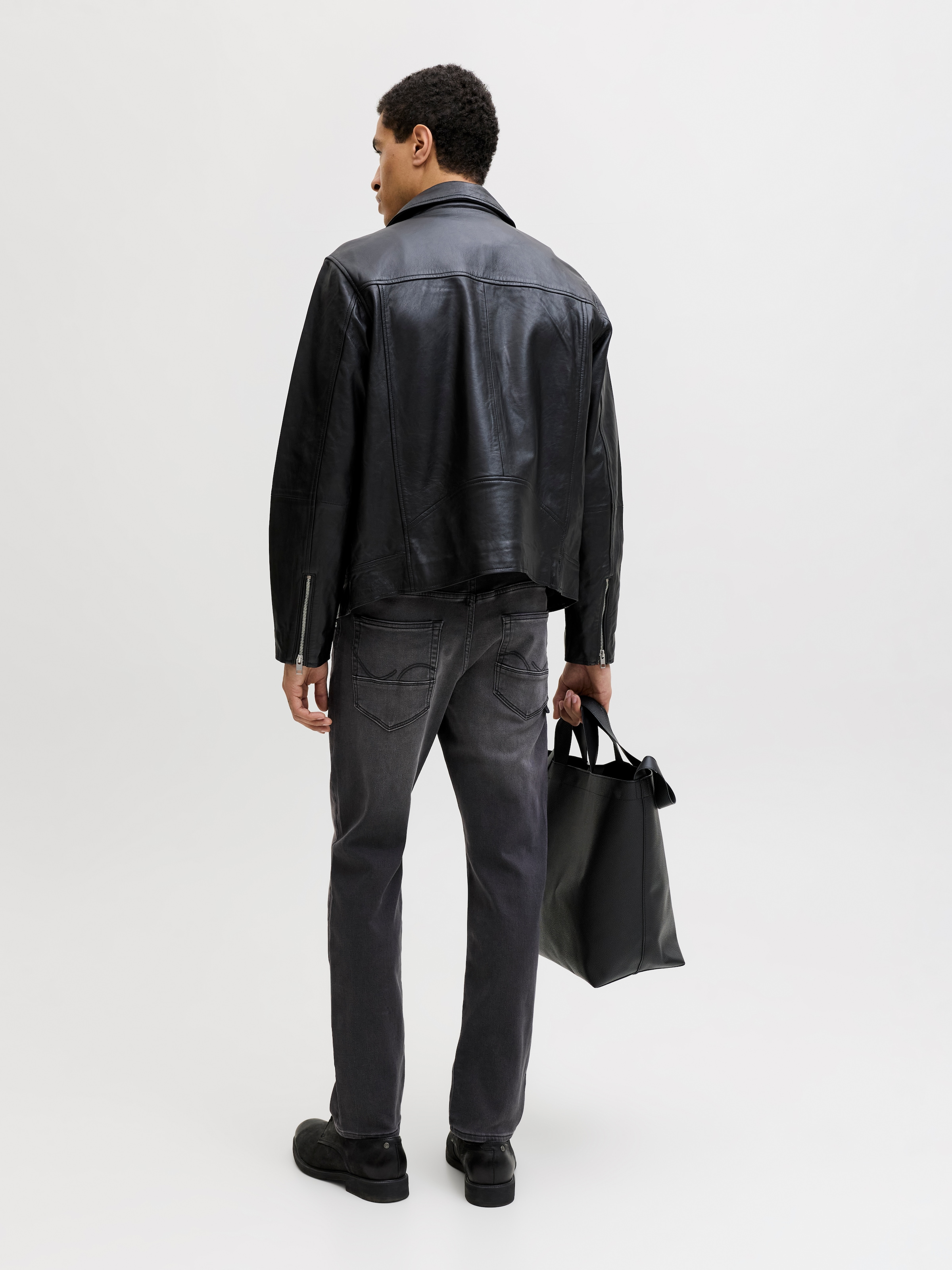 Jack & Jones Jeans taille basse »JJIMIKE mit Stretch, Used-Look und bequemer Passform« mit Abriebeffekten