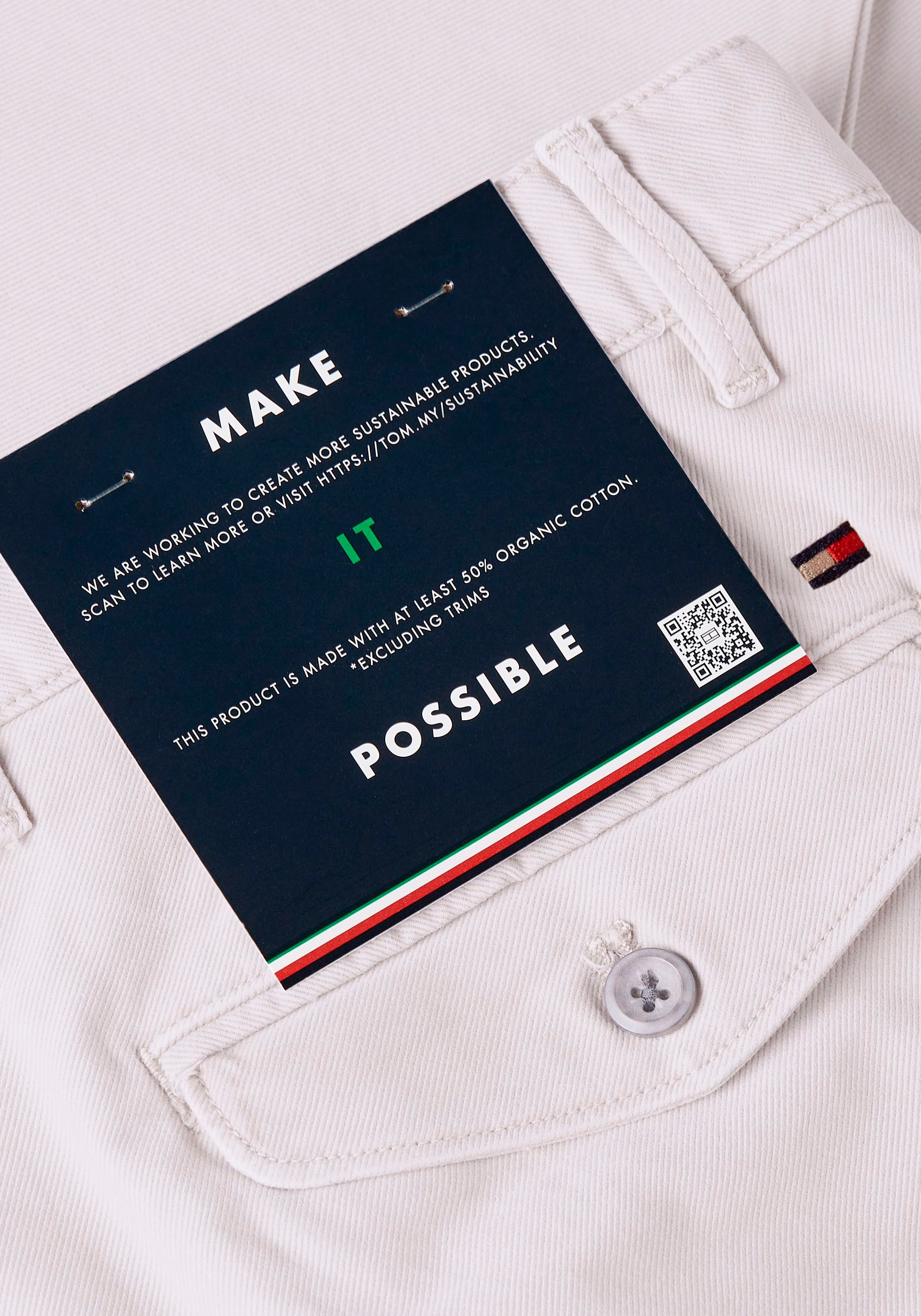 Tommy Hilfiger Chinohose »CHINO CHELSEA GABARDINE GMD«  mit Logostickerei auf der Hintertasche