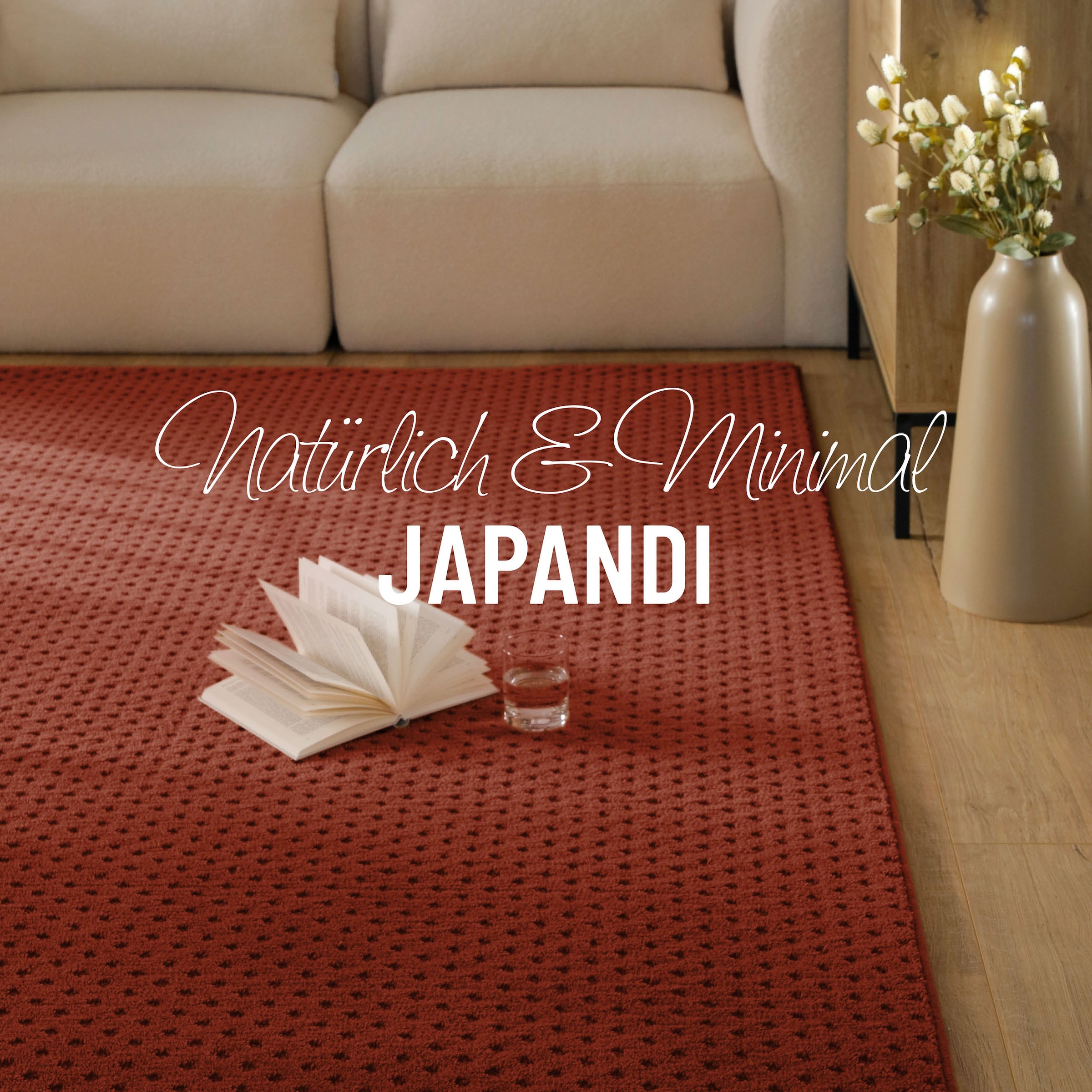 Wecon home Teppich »Castello THREE« rechteckig 7 mm Höhe Schurwolle, Kurzflor mit Hoch-Tief-Effekt, Wohnzimmer, Punktmuster