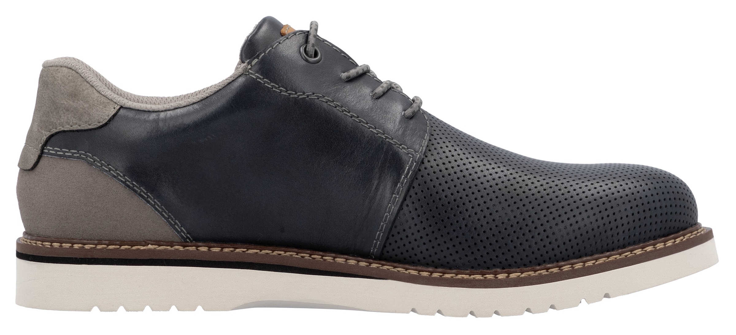 Rieker Chaussure à lacets  , chaussure basse, lacets casual avec entrée facilitée grâce à un élastique