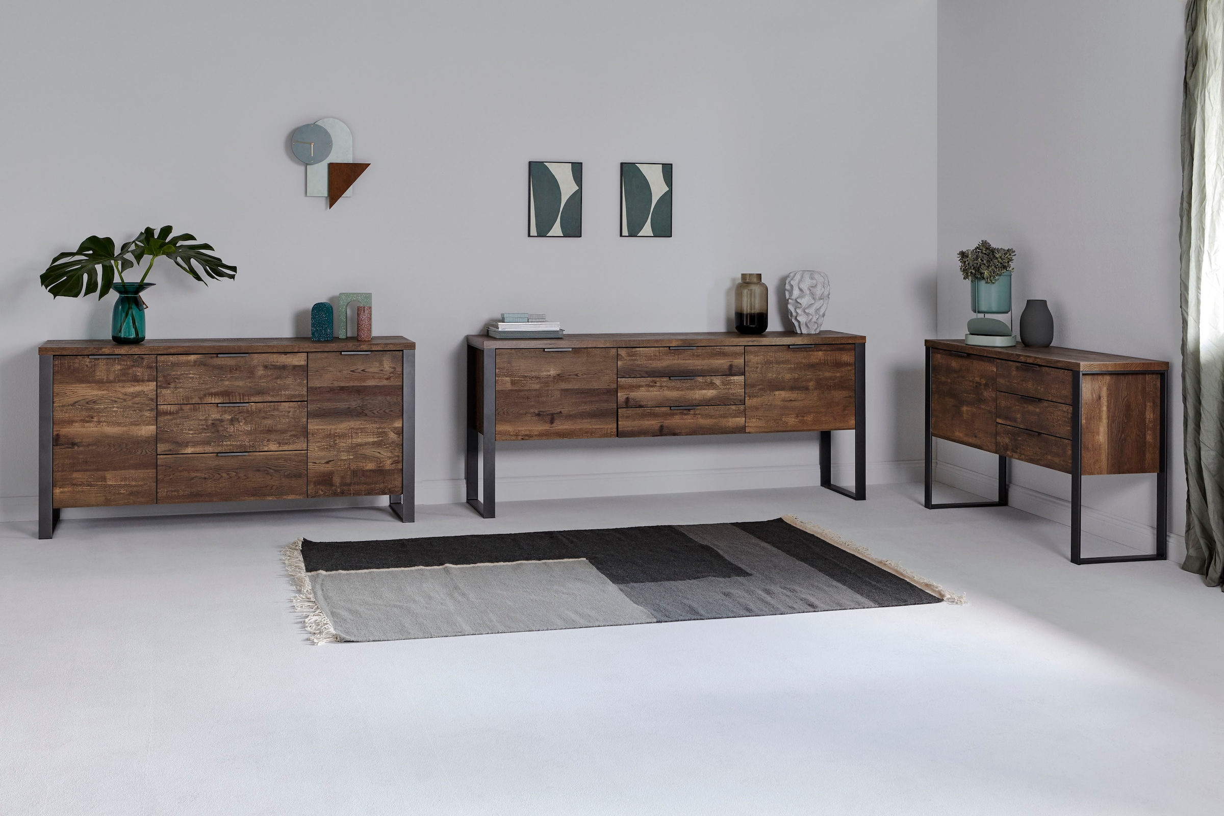 Jahnke Sideboard »LOOP SB 150« 1 Stk. tlg. mit 2 Türen + 3 Schubladen, Breite ca. 150 cm