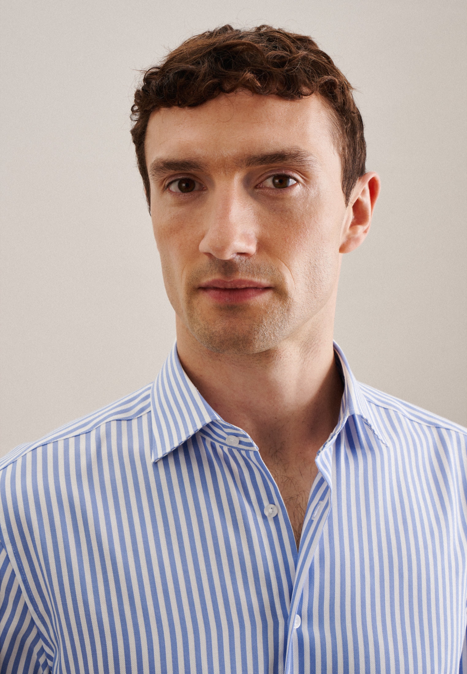 seidensticker Businesshemd »Schwarze Rose« Regular 1/1 Extra lang Kentkragen Gestreift