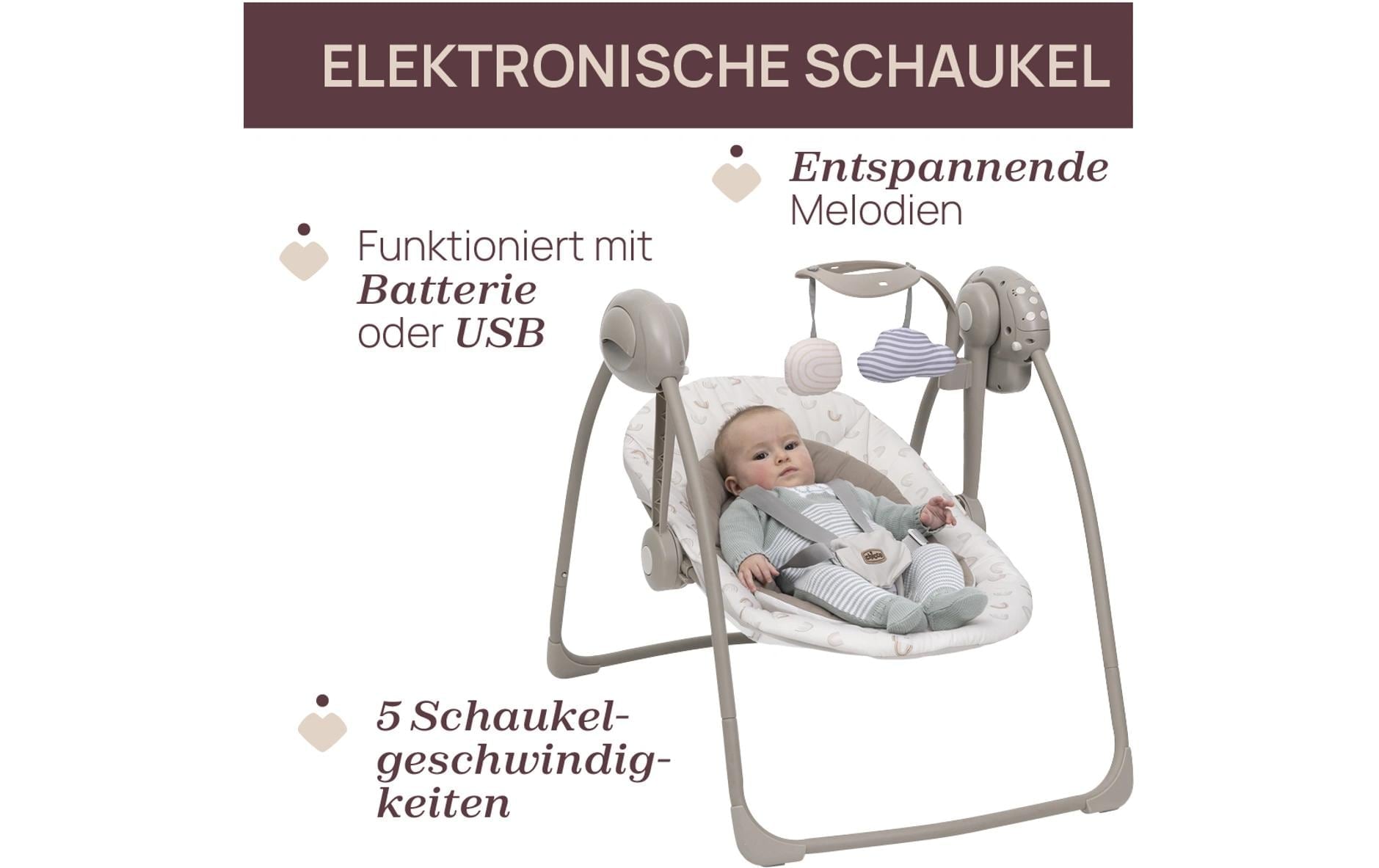 Chicco Babyschaukel »Swing & Play« bis 9 kg