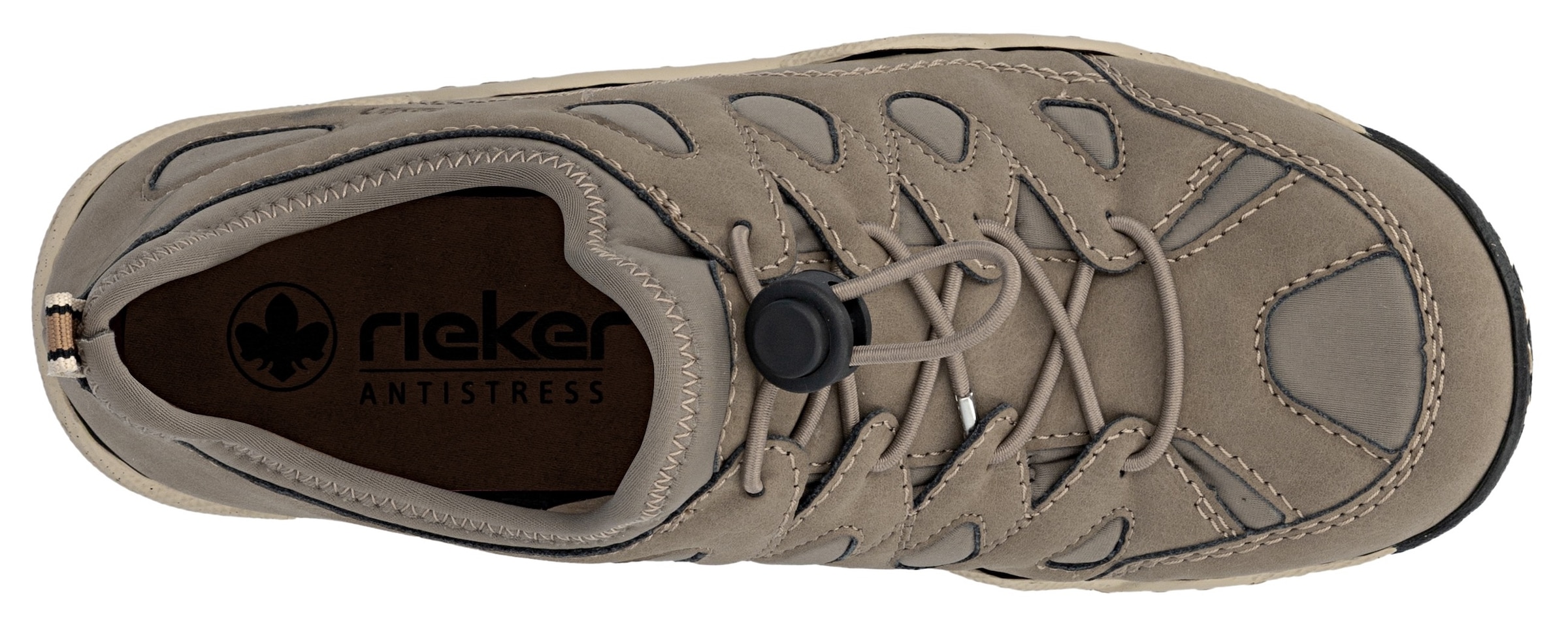 Rieker Baskets slip-on  chaussure de trekking, chaussure de loisirs, mocassin avec semelle intérieure amovible