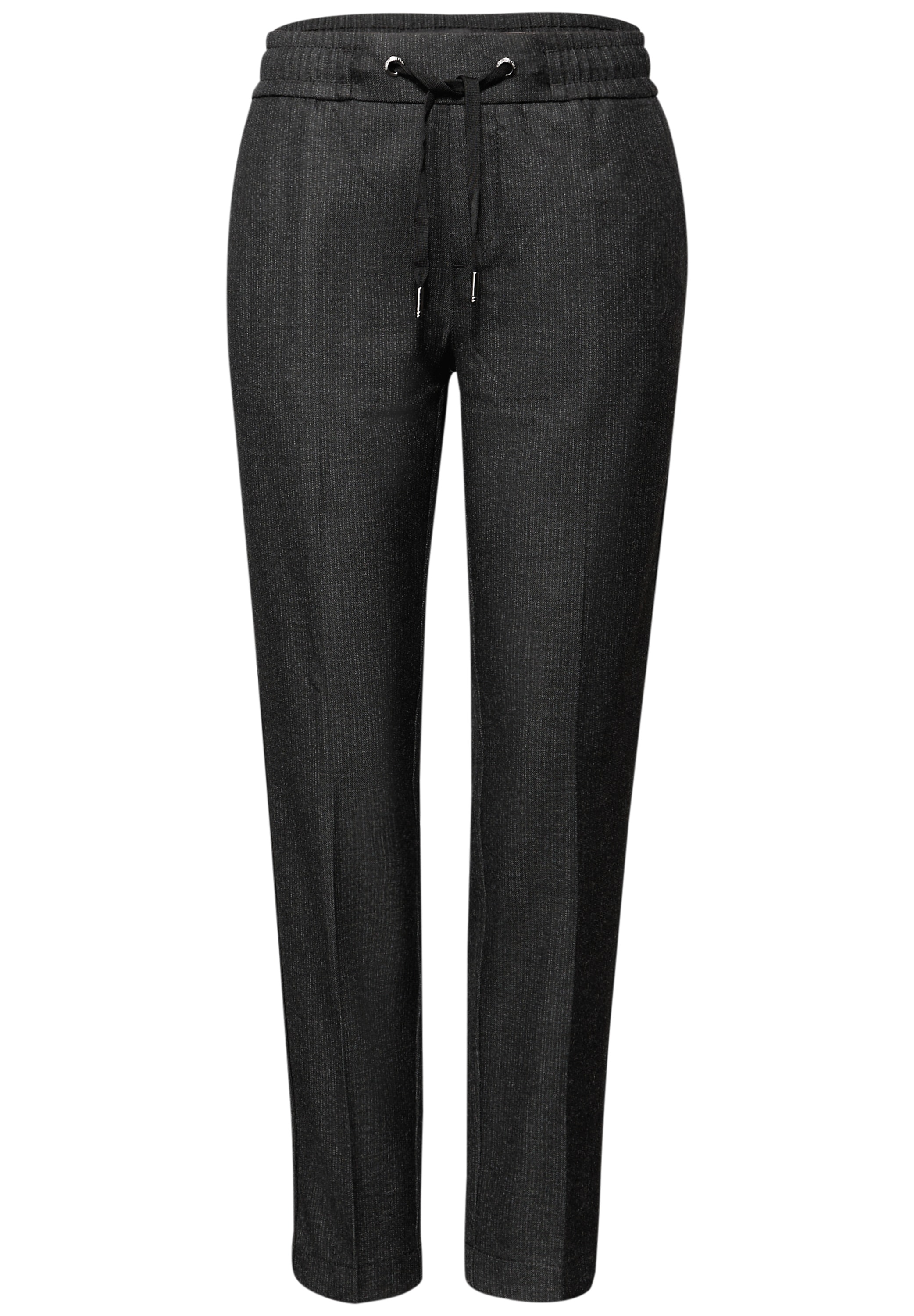 STREET ONE Pantalon à enfiler »Style Bonny«  mit Tape im Leder-Look