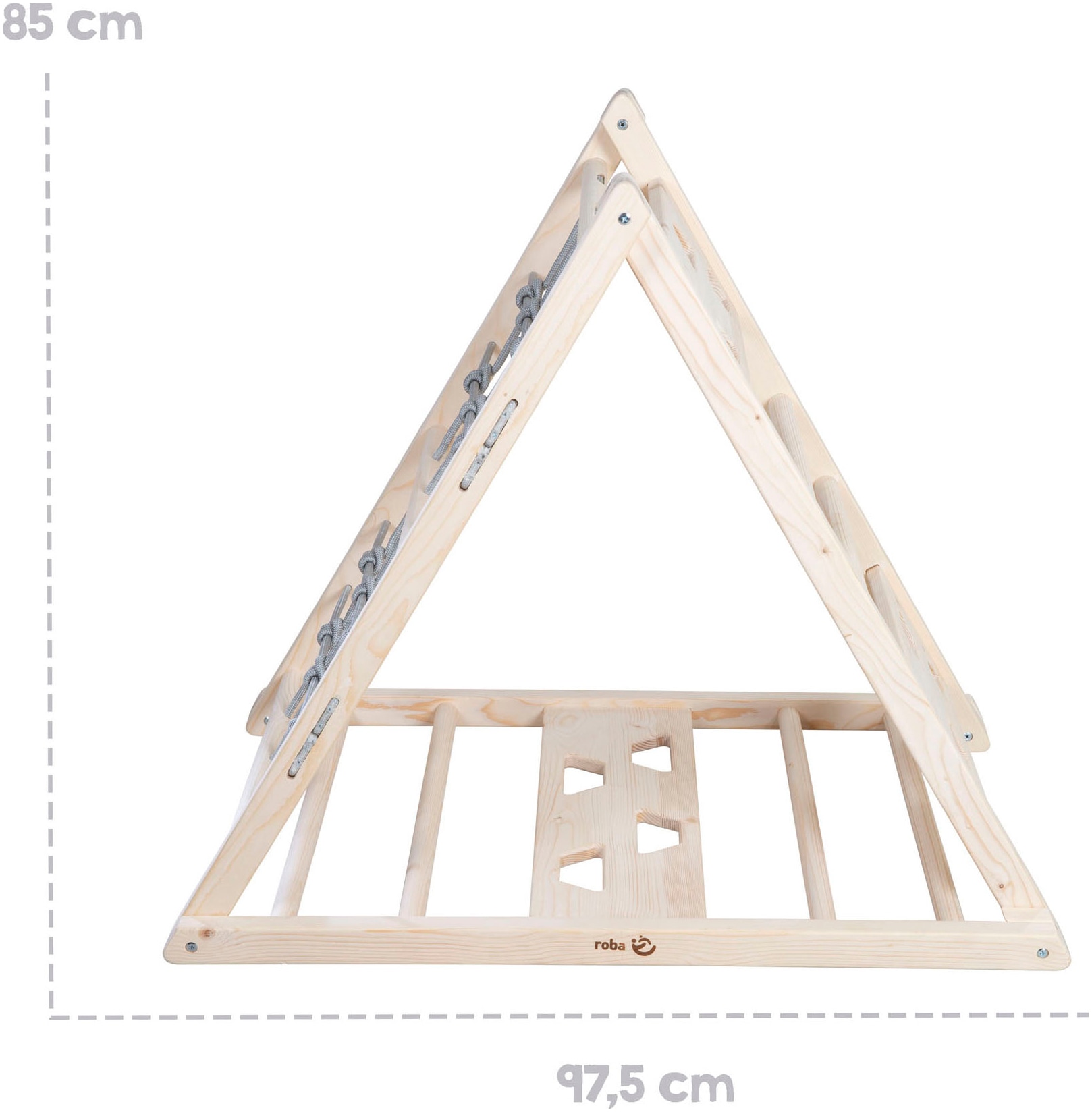 roba® Klettergerüst »Montessori Kletterdreieck« Belastbar bis 50 kg